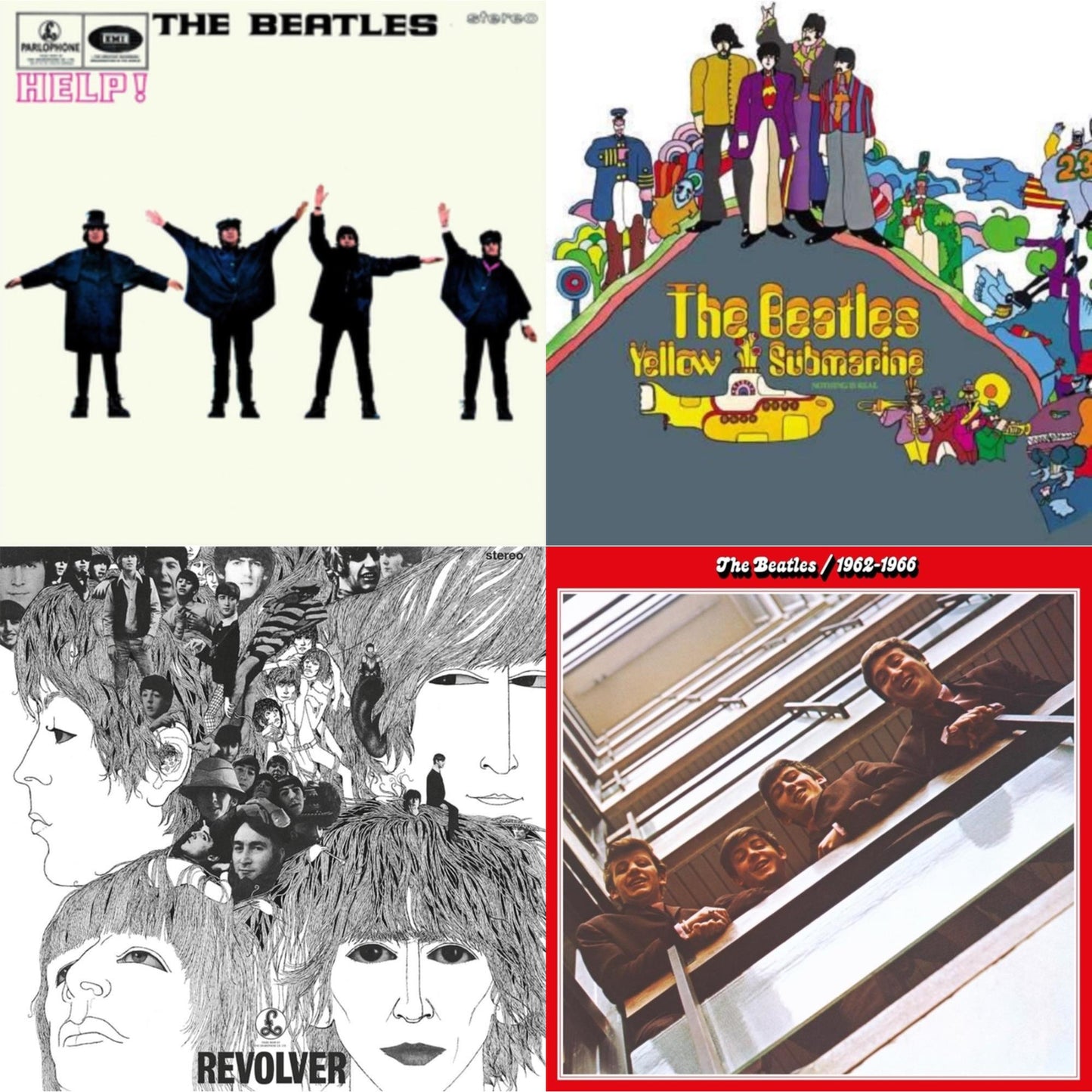 Beatles - Help & Yellow Submarine & Revolver Special Edition & Beatles 1962-1966 (2023 Edition) (Half-Speed) (3LP)