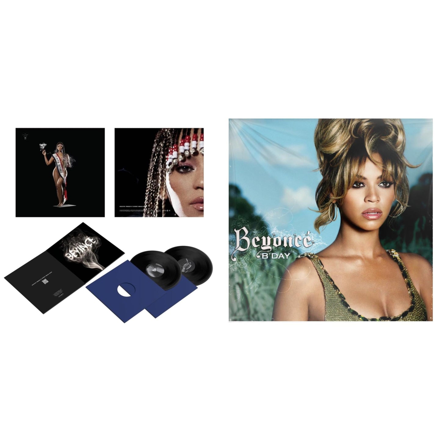 Beyonce - Cowboy Carter (X) (2LP/180G/Bead Face) & B'day (2LP/180G)