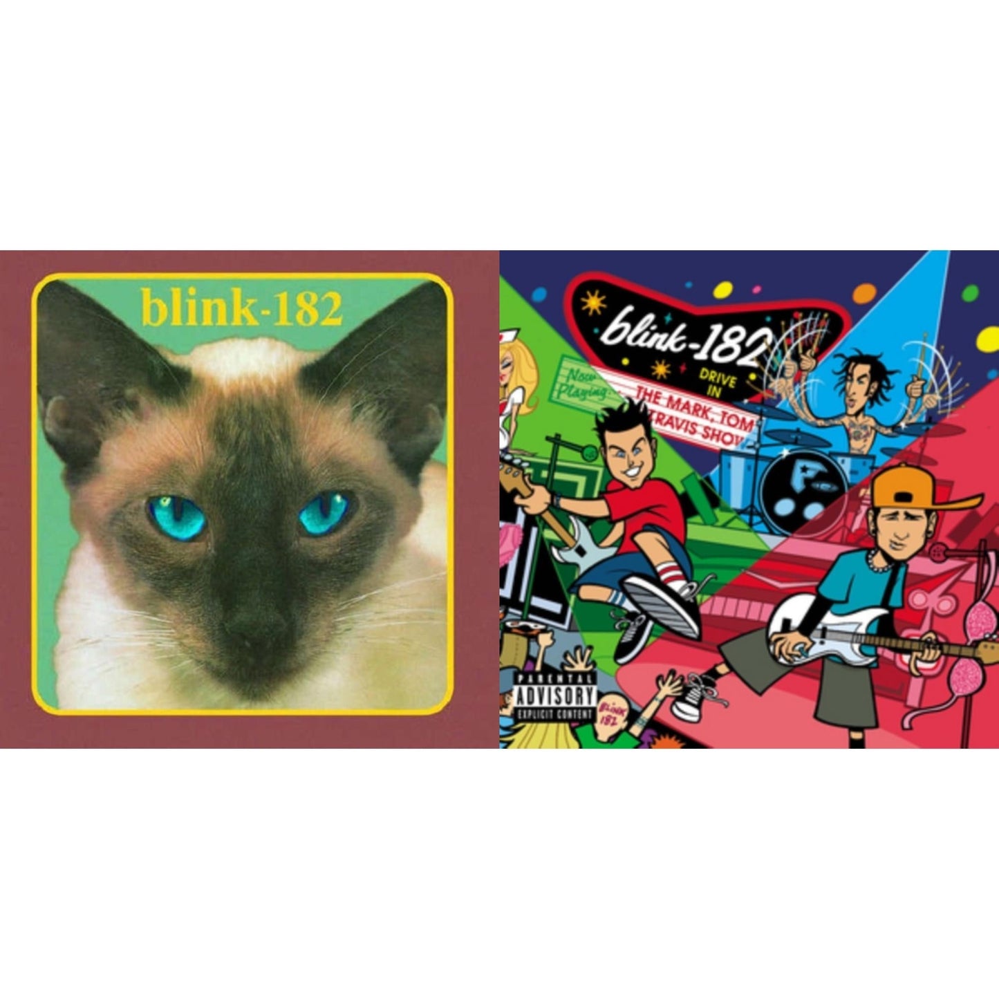 Blink-182 - Cheshire Cat & Mark Tom & Travis Show (Enema Strikes Back) - LP Vinyl Bundle