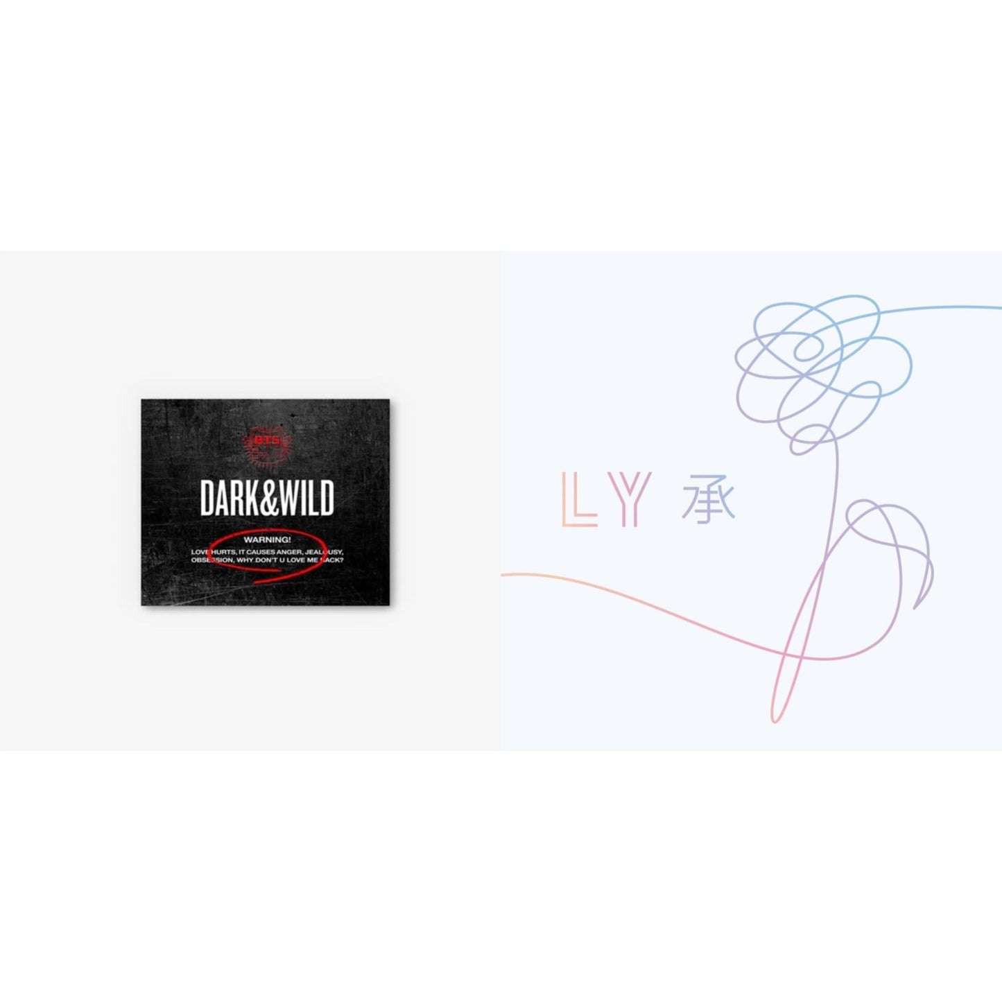 Bts - Dark & Wild & Love Yourself: Her (4 Different Versions In Photobook) - CD Bundle
