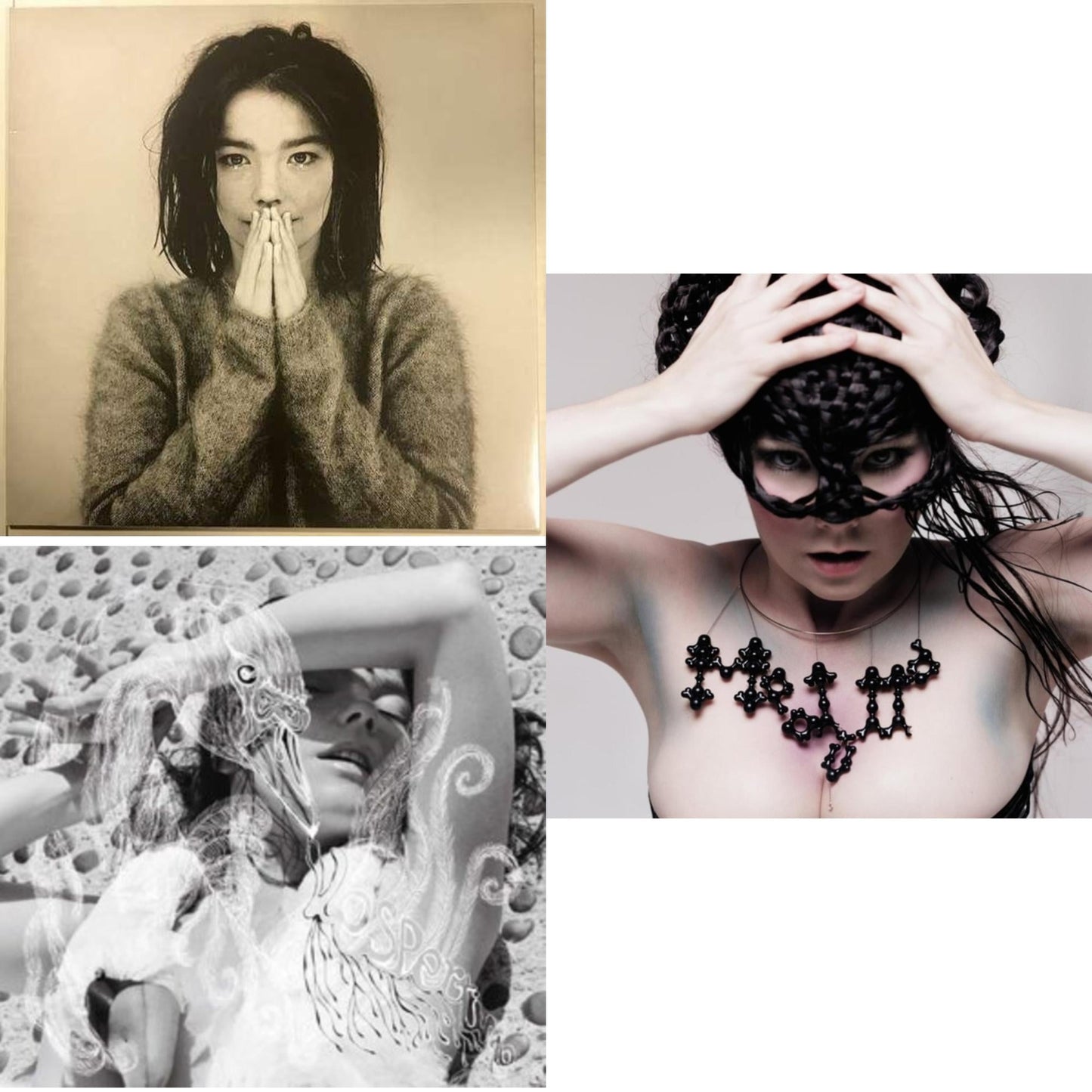 Bjork - Debut & Vespertine & Medulla - LP Vinyl Bundle