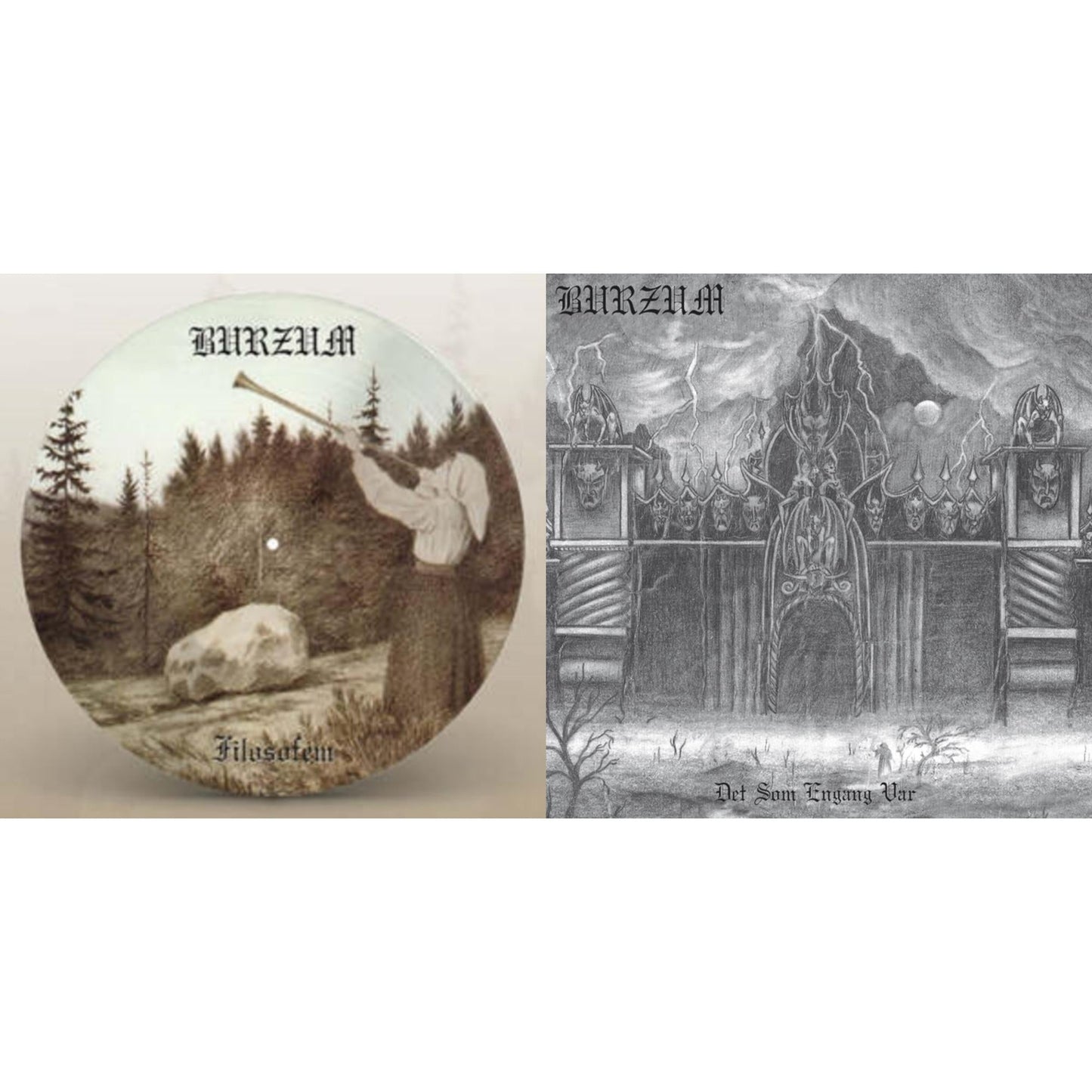 Burzum - Det Som Engang Var & Filosofem (2LP/Picture Disc)