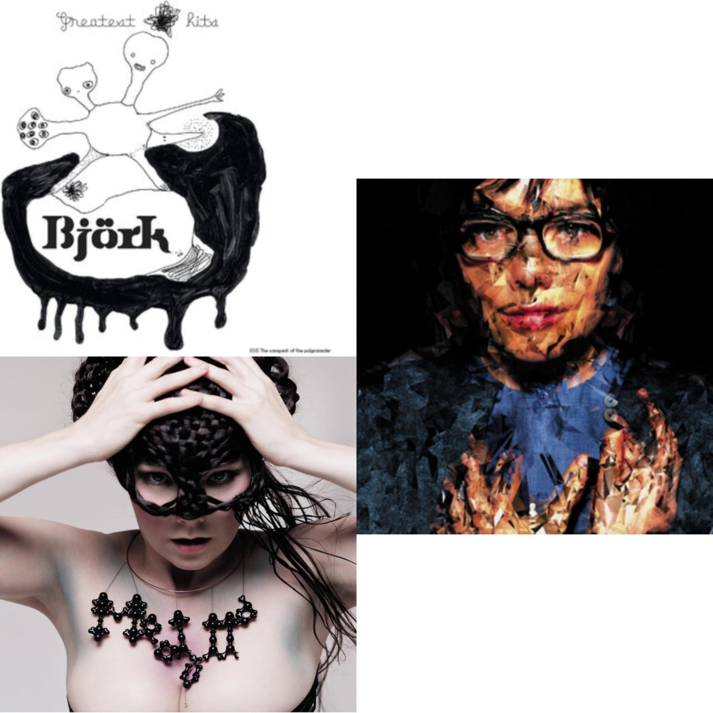 Bjork - Greatest Hits & Medulla & Selma Songs - LP Vinyl Bundle