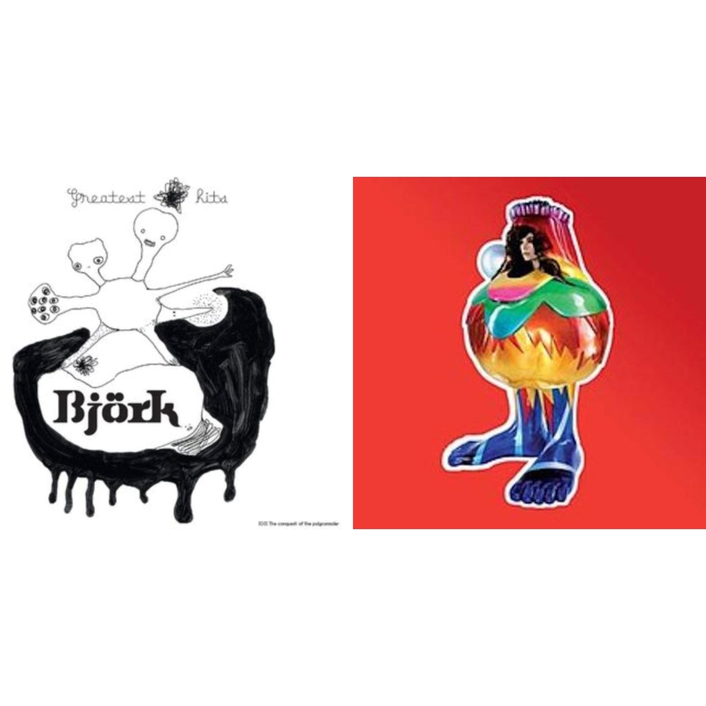 Bjork - Greatest Hits & Volta - LP Vinyl Bundle