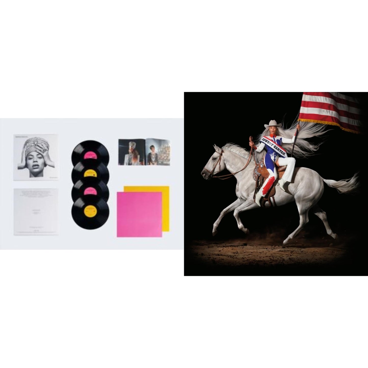 Beyonce - Homecoming: The Live Album (4LP/Slipcase Jacket/Booklet) & Cowboy Carter (X) (2LP/180G)