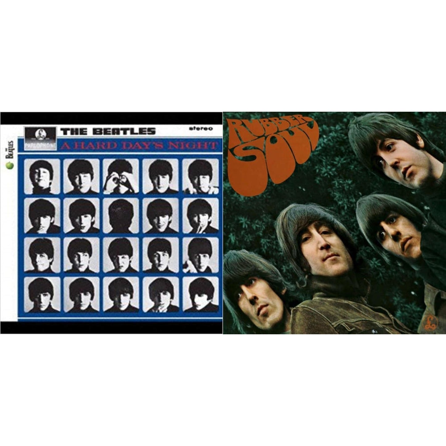 Beatles - Hard Day's Night & Rubber Soul - LP Vinyl Bundle