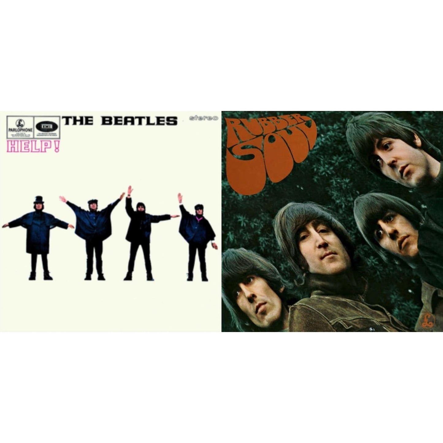 Beatles - Help & Rubber Soul - LP Vinyl Bundle