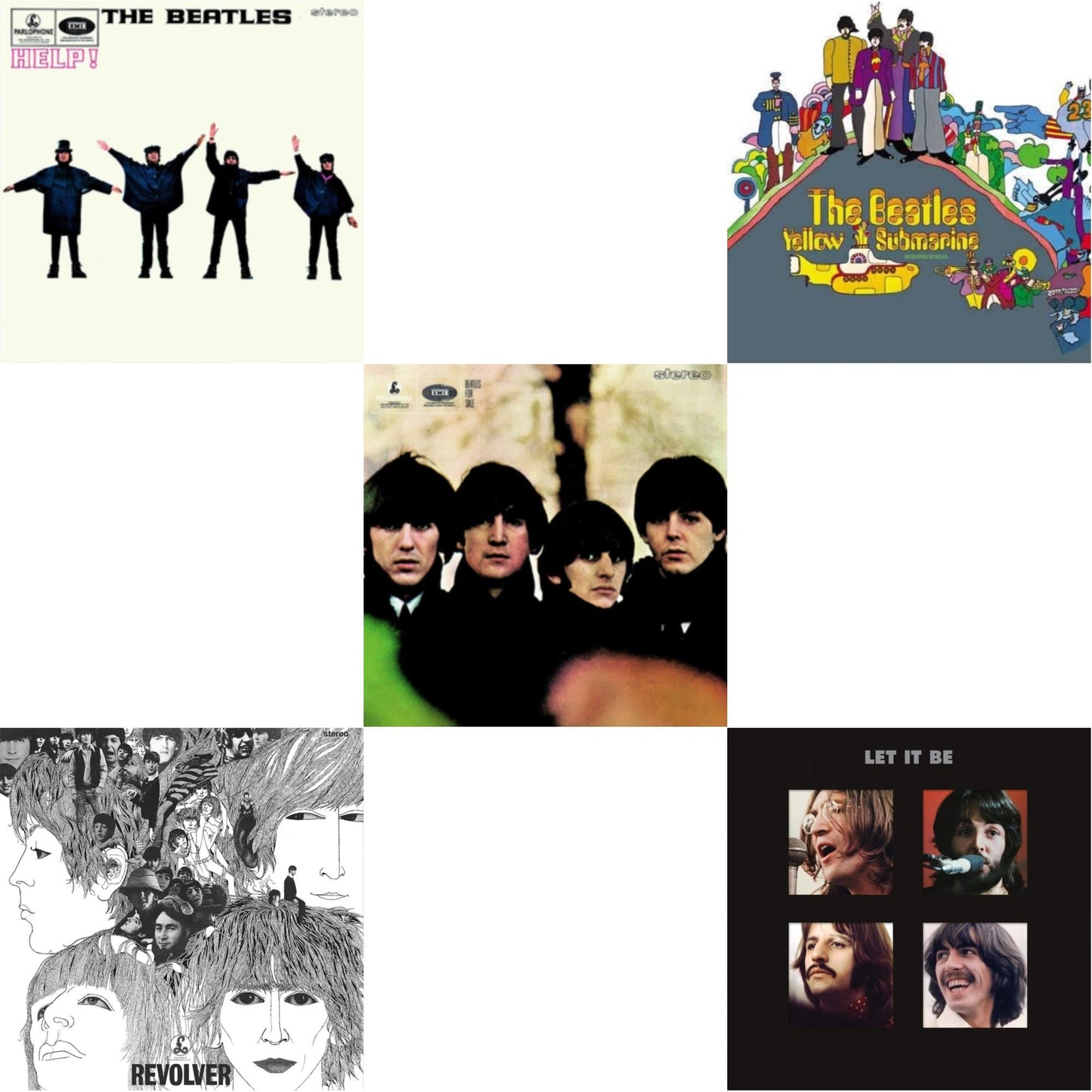 Beatles - Beatles For Sale & Help & Yellow Submarine & Revolver Special Edition & Let It Be Special Edition (Super Deluxe/Slipbox/Book/4LP/12Inch Ep Box Set)