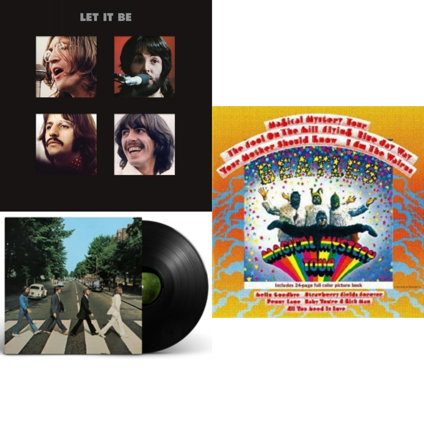 Beatles - Magical Mystery Tour & Let It Be Special Edition (Super Deluxe/Slipbox/Book/4LP/12Inch Ep Box Set) & Abbey Road Anniversary