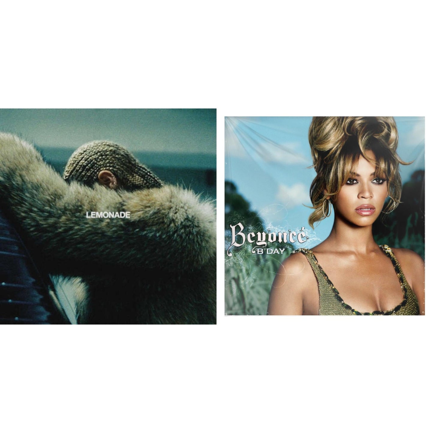 Beyonce - B'day (2LP/180G) & Lemonade (Limited 180G Yellow LP Vinyl/Dl Card Includes Audio & Video)