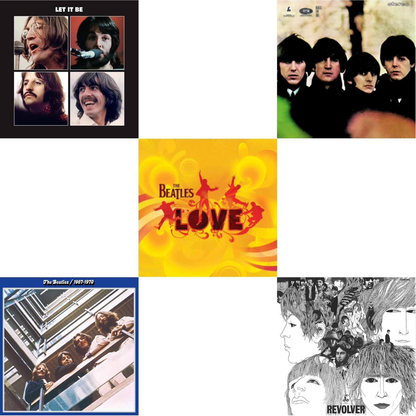 Beatles - Beatles For Sale & Revolver Special Edition & Beatles 1967-1970 (2023 Edition) (Half-Speed) (3LP) & Let It Be Special Edition & Love