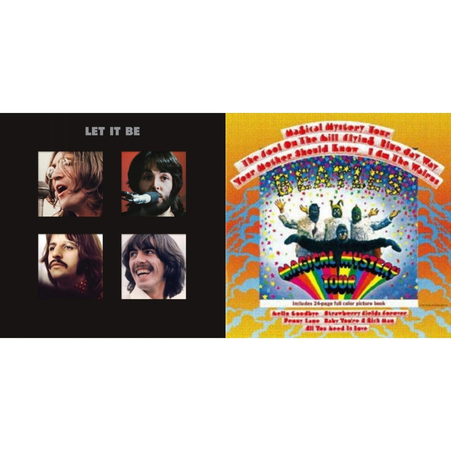 Beatles - Magical Mystery Tour & Let It Be Special Edition (Super Deluxe/Slipbox/Book/4LP/12Inch Ep Box Set)