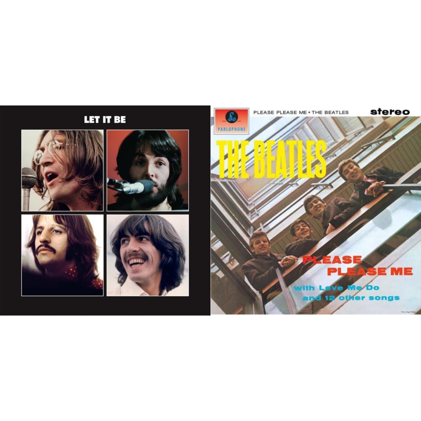 Beatles - Please Please Me & Let It Be Special Edition - LP Vinyl Bundle
