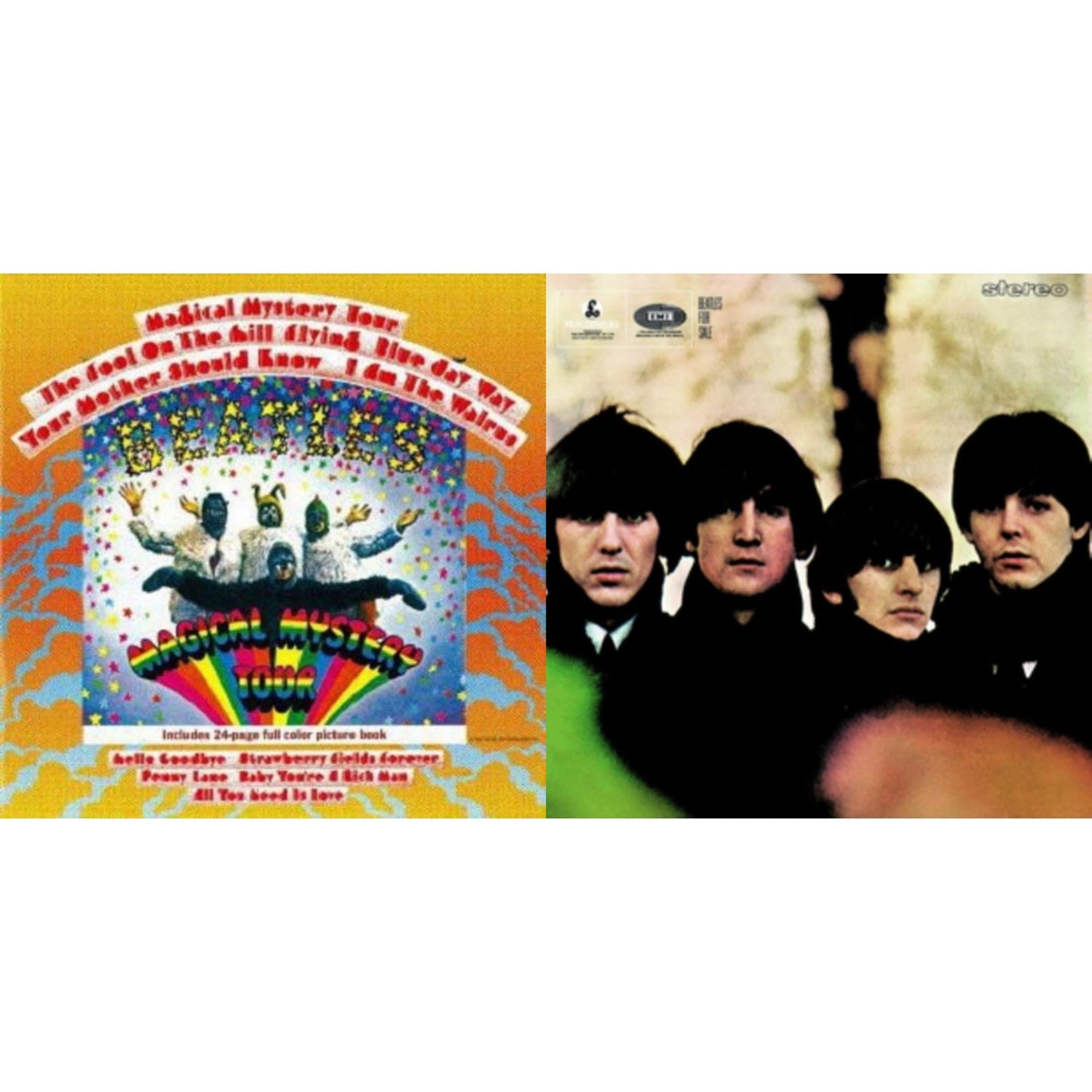 Beatles - Beatles For Sale & Magical Mystery Tour - LP Vinyl Bundle