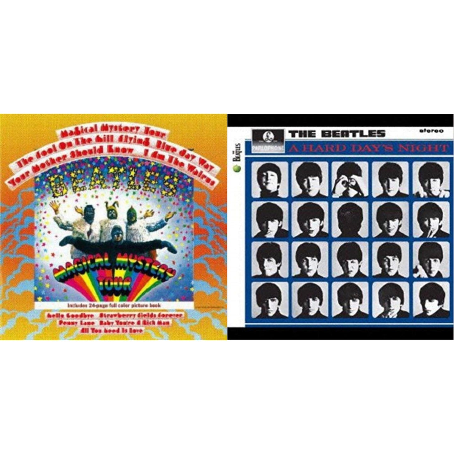 Beatles - Hard Day's Night & Magical Mystery Tour - LP Vinyl Bundle