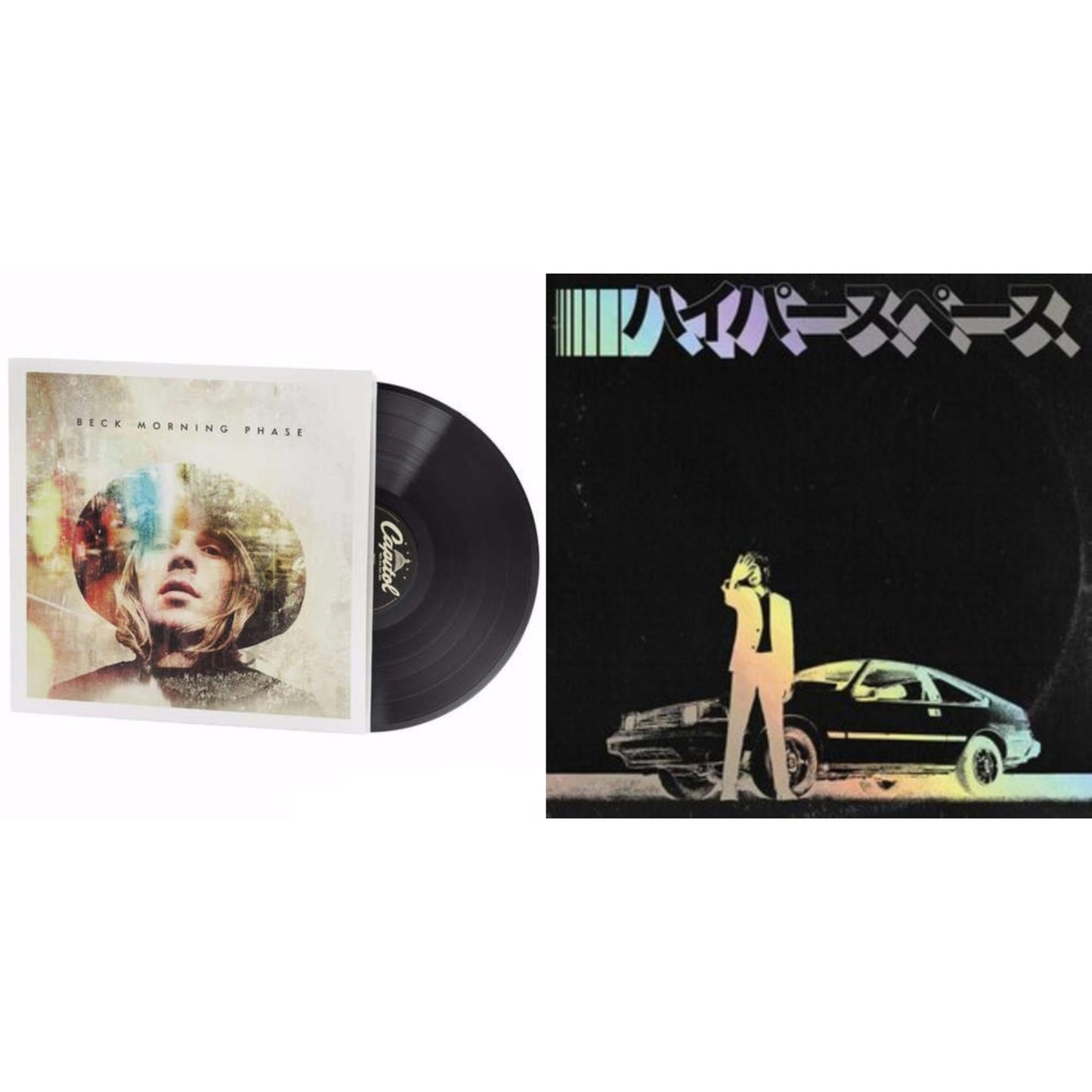 Beck - Hyperspace (2020 Deluxe Edition/Holographic Jacket/Booklet) & Morning Phase - LP Vinyl Bundle