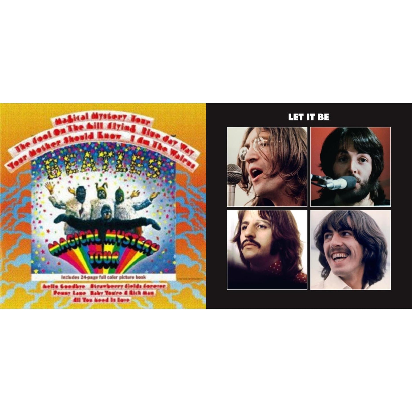 Beatles - Magical Mystery Tour & Let It Be Special Edition - LP Vinyl Bundle