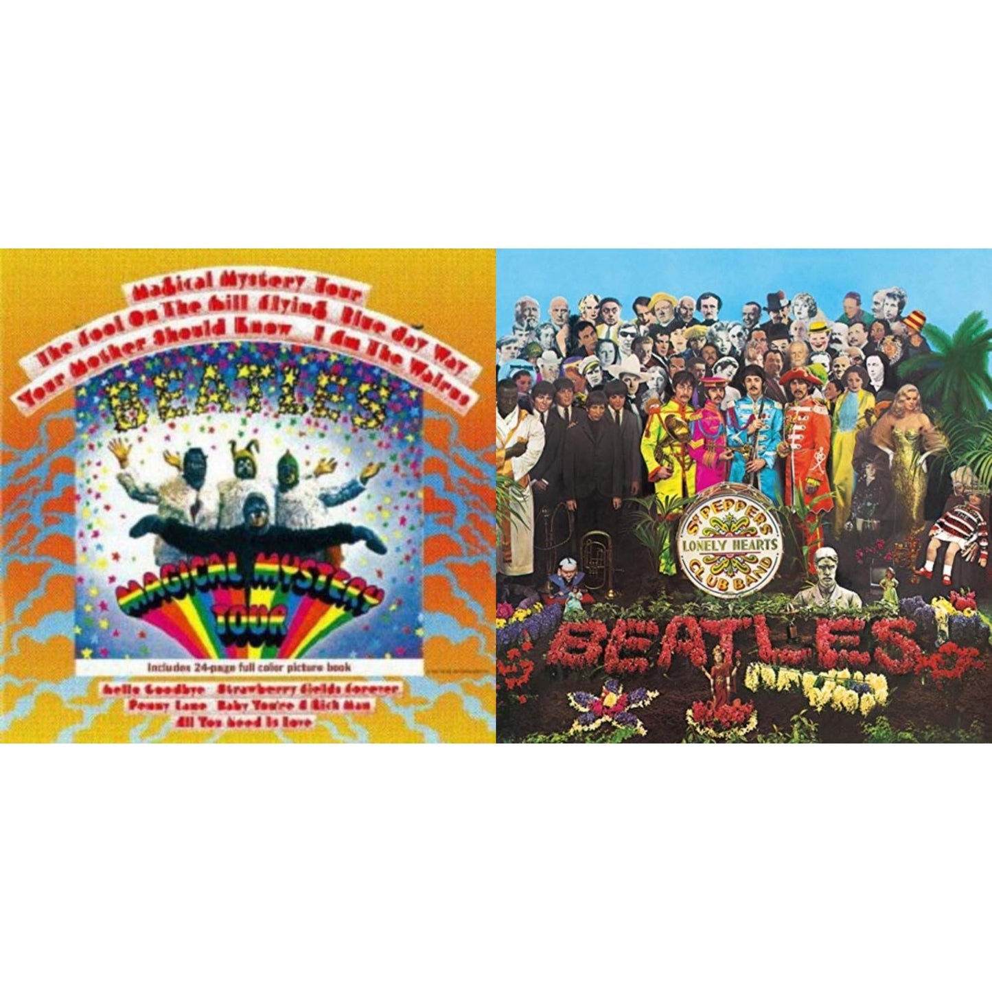 Beatles - Magical Mystery Tour & Sgt. Pepper's Lonely Hearts Club Band (2017 Stereo Mix/180G/Original Stencils) - LP Vinyl Bundle