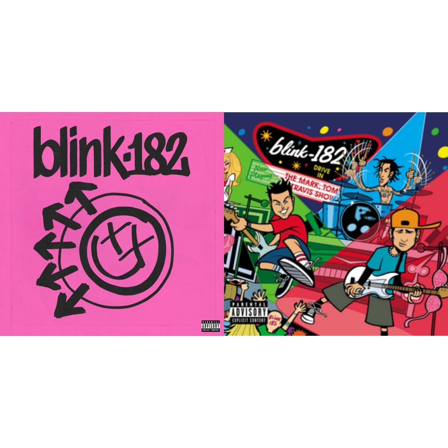 Blink-182 - One More Time… (X) & Mark Tom & Travis Show (Enema Strikes Back) - LP Vinyl Bundle