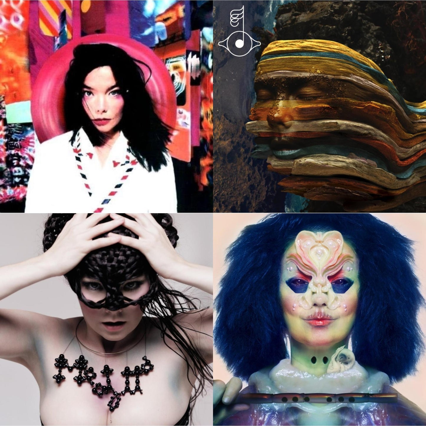 Bjork - Post & Bastards: Remix & Medulla & Utopia - LP Vinyl Bundle