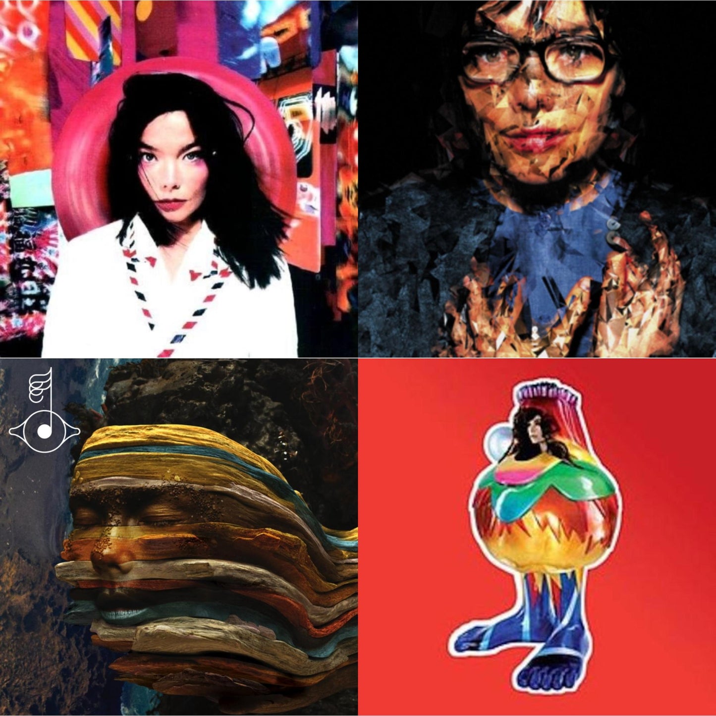 Bjork - Post & Selma Songs & Bastards: Remix & Volta - LP Vinyl Bundle