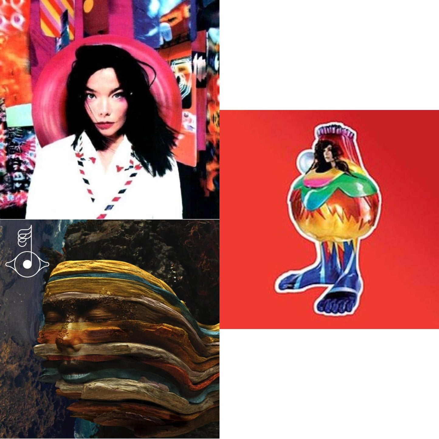 Bjork - Post & Bastards: Remix & Volta - LP Vinyl Bundle