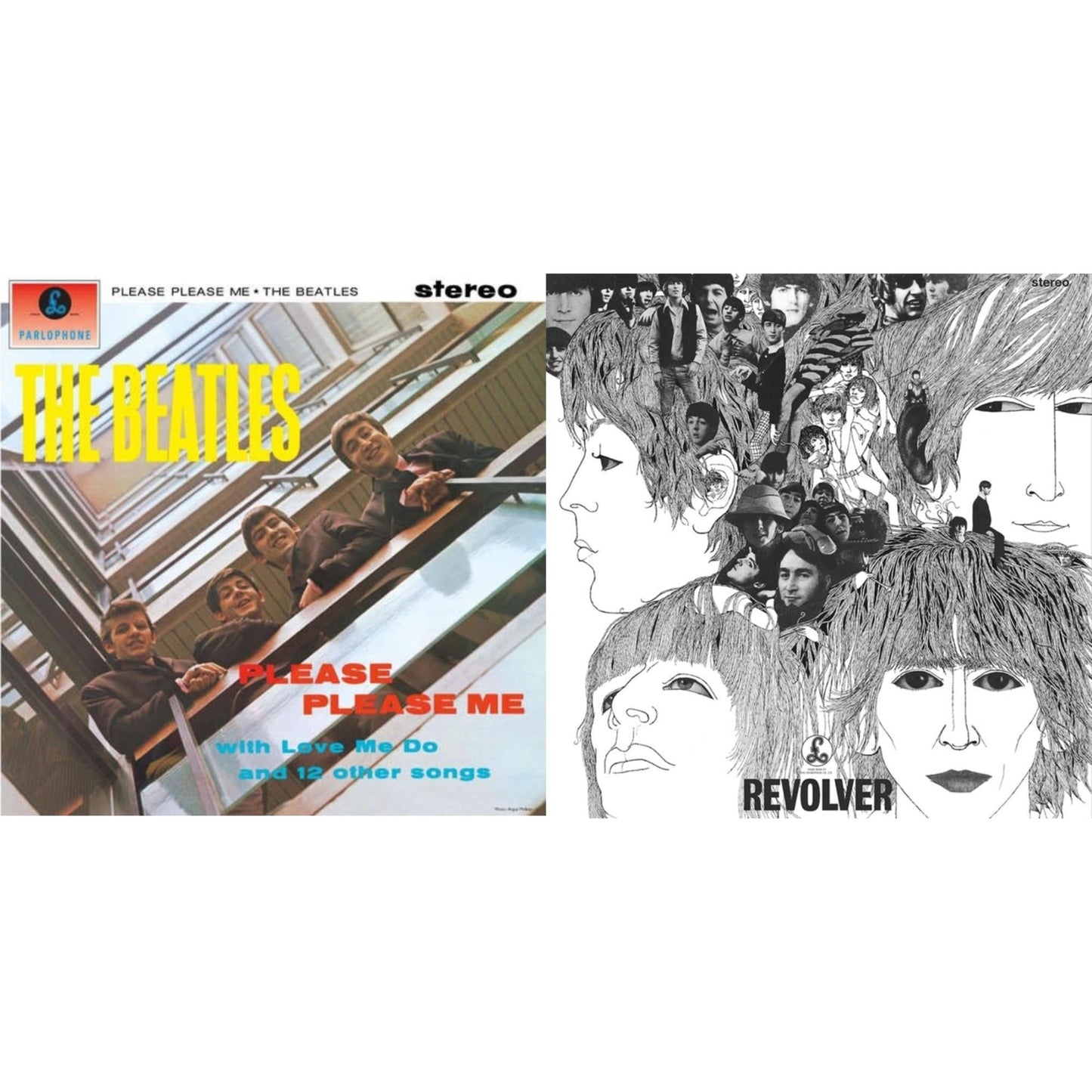 Beatles - Please Please Me & Revolver Special Edition - LP Vinyl Bundle