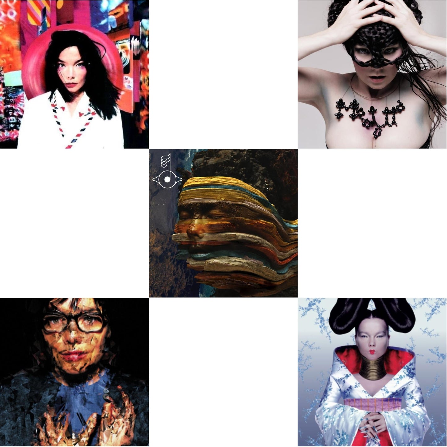 Bjork - Homogenic & Post & Medulla & Selma Songs & Bastards: Remix - LP Vinyl Bundle