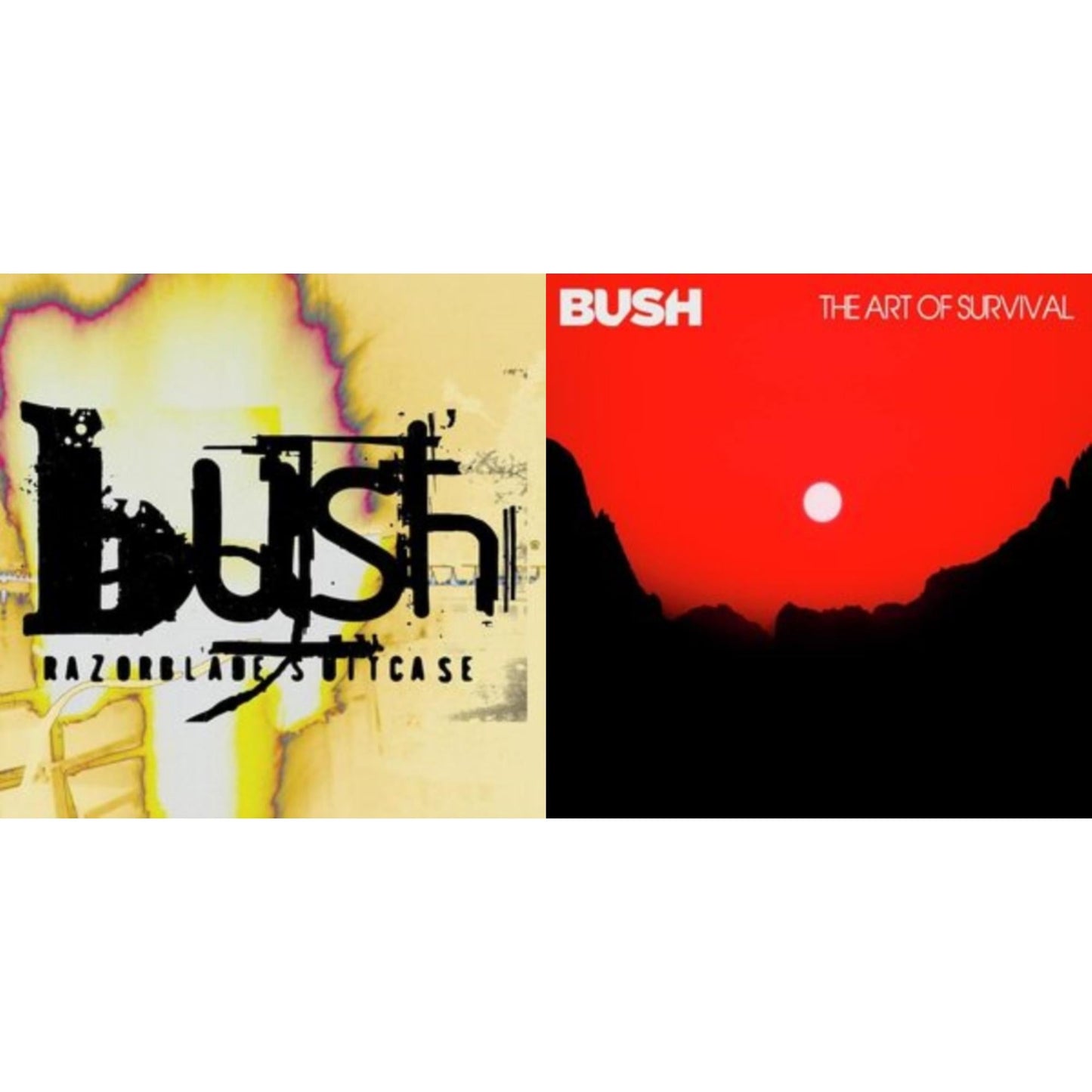 Bush - Razorblade Suitcase (In Addition) (Pink LP Vinyl) (Ten Bands One Cause) & Art Of Survival (Black LP Vinyl)