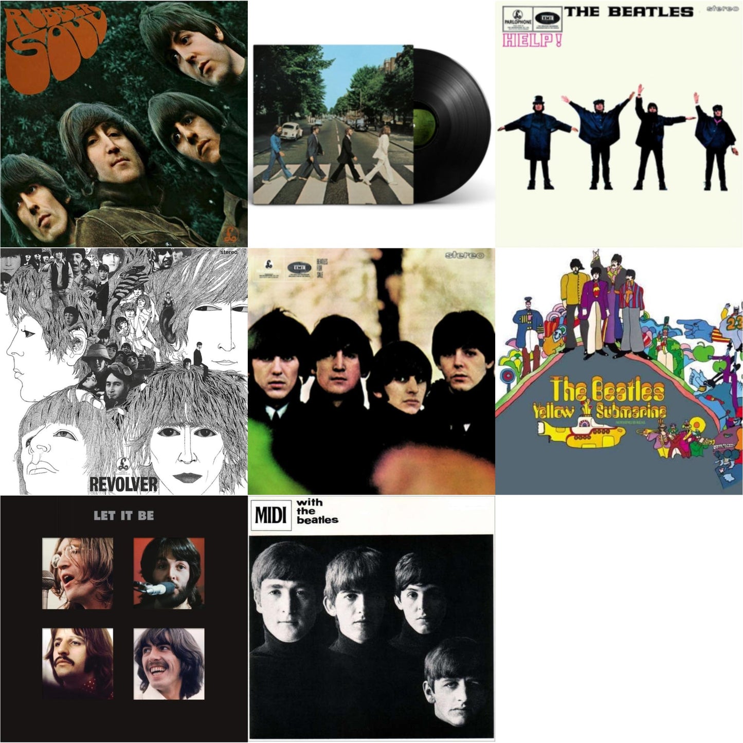 Beatles - Beatles For Sale & Help & Rubber Soul & With The Beatles & Yellow Submarine & Revolver Special Edition & Let It Be Special Edition (Super Deluxe/Slipbox/Book/4LP/12Inch Ep Box Set) & Abbey Road Anniversary