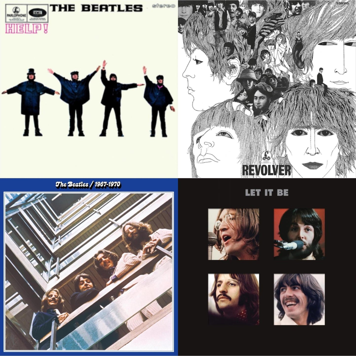 Beatles - Help & Revolver Special Edition & Beatles 1967-1970 (2023 Edition) (Half-Speed) (3LP) & Let It Be Special Edition (Super Deluxe/Slipbox/Book/4LP/12Inch Ep Box Set)