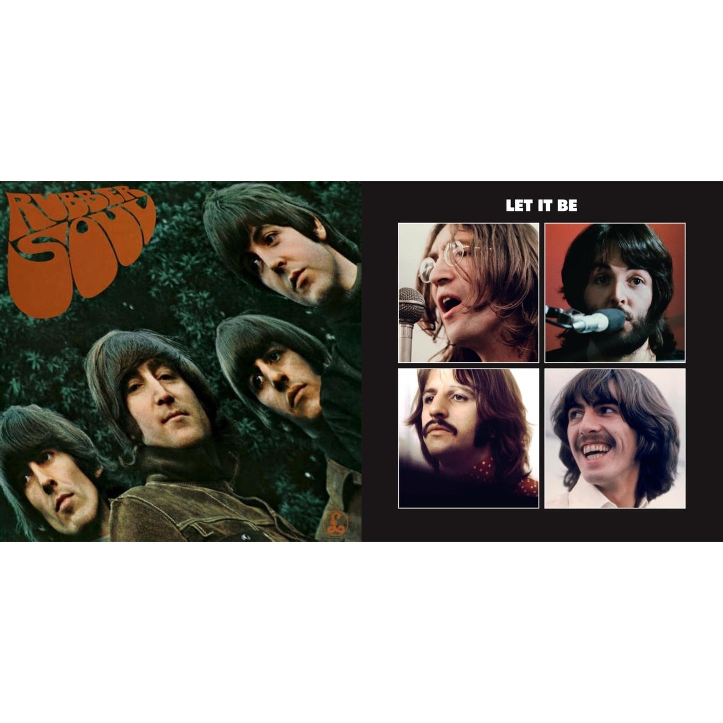 Beatles - Rubber Soul & Let It Be Special Edition - LP Vinyl Bundle