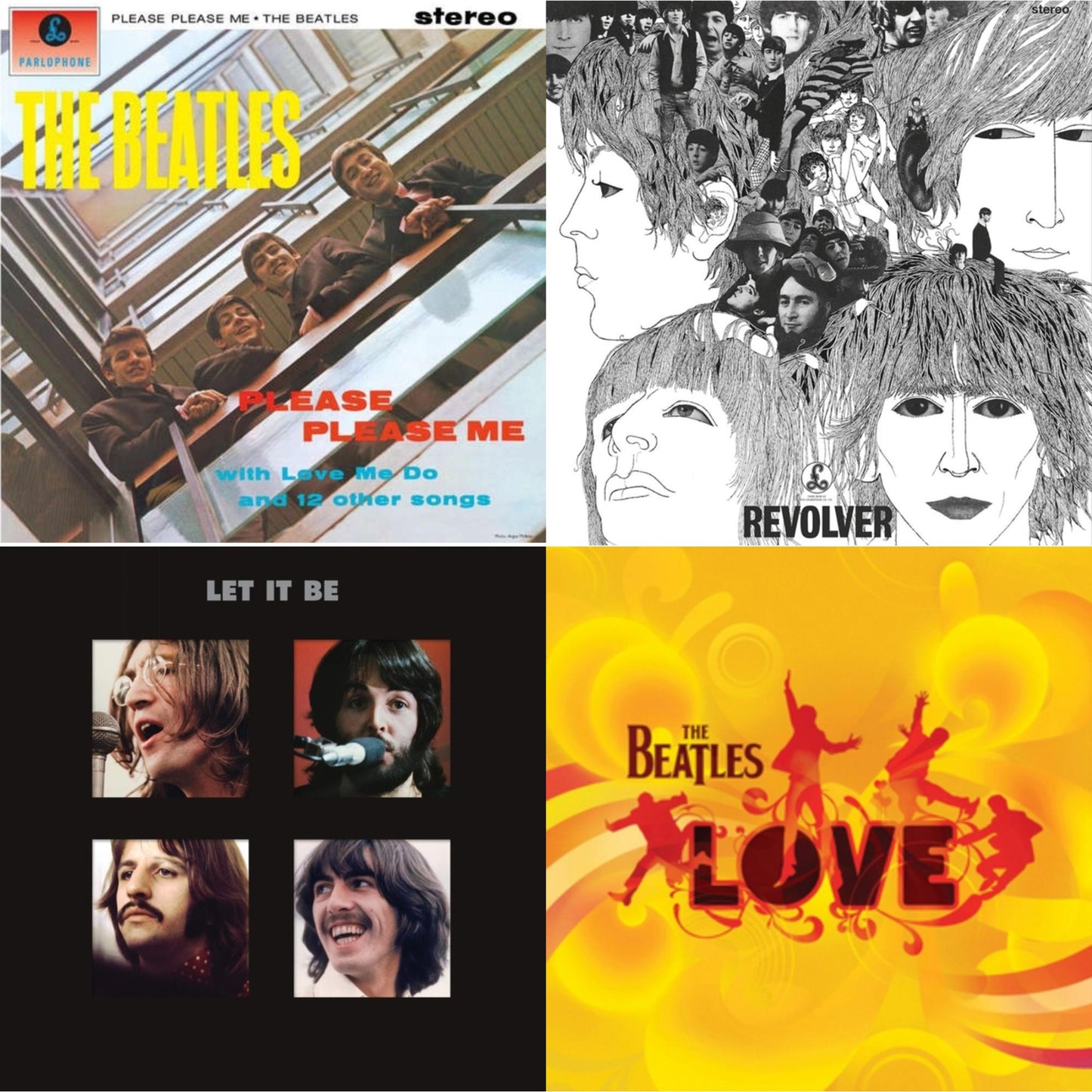 Beatles - Please Please Me & Revolver Special Edition & Let It Be Special Edition (Super Deluxe/Slipbox/Book/4LP/12Inch Ep Box Set) & Love