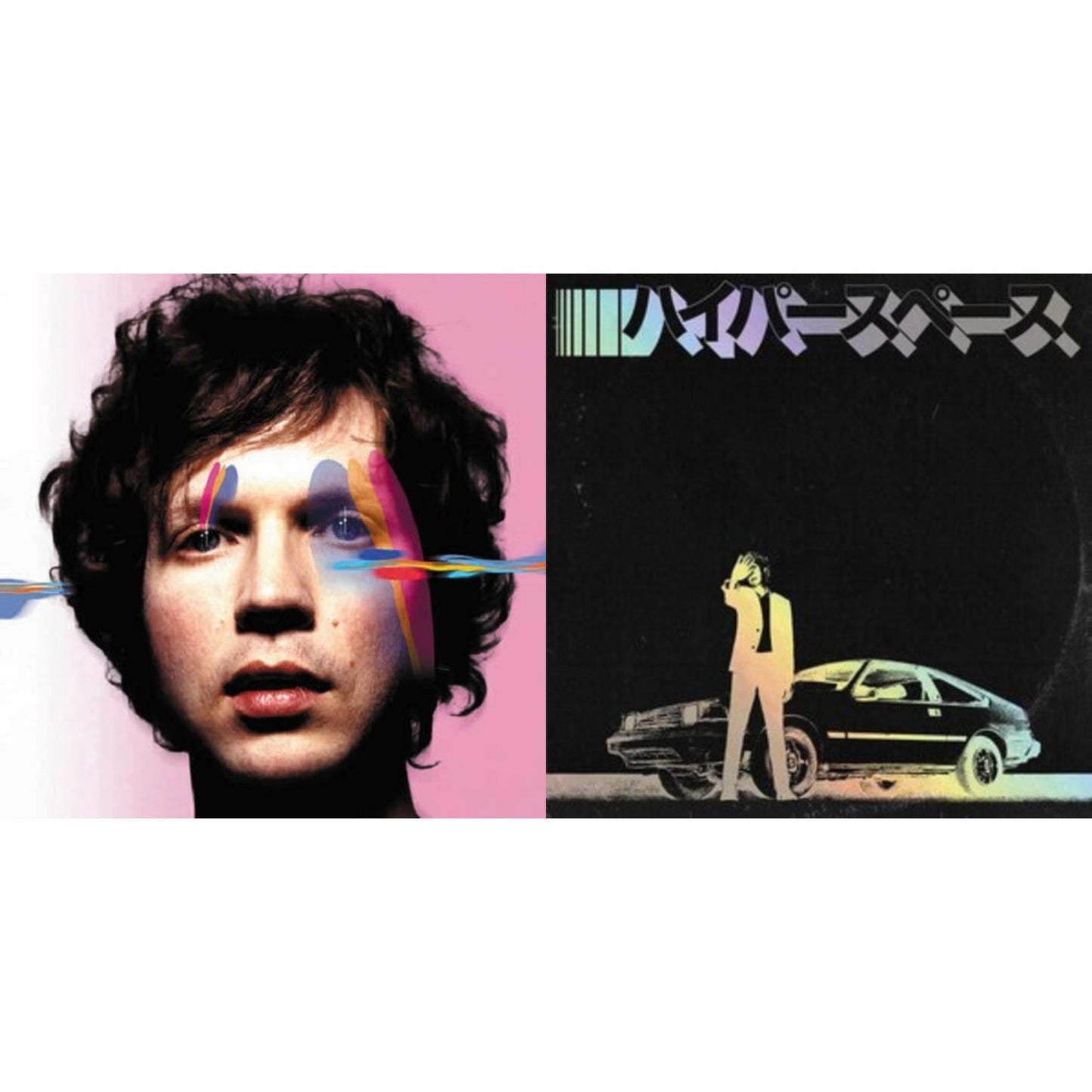Beck - Hyperspace (2020 Deluxe Edition/Holographic Jacket/Booklet) & Sea Change (140G/Gatefold/Dl Card) - LP Vinyl Bundle