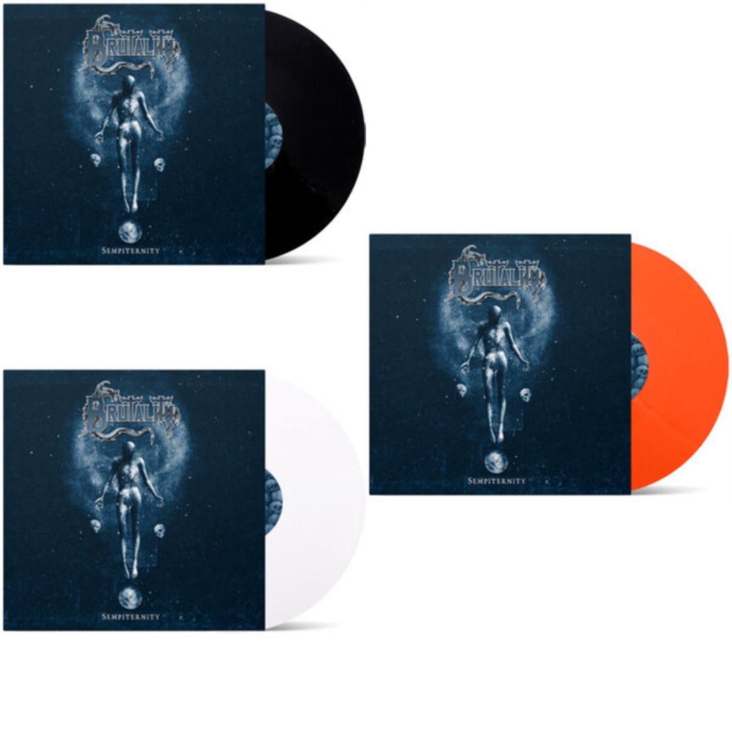 Brutality - Sempiternity & Sempiternity (White LP Vinyl) & Sempiternity (Transparent Orange LP Vinyl)