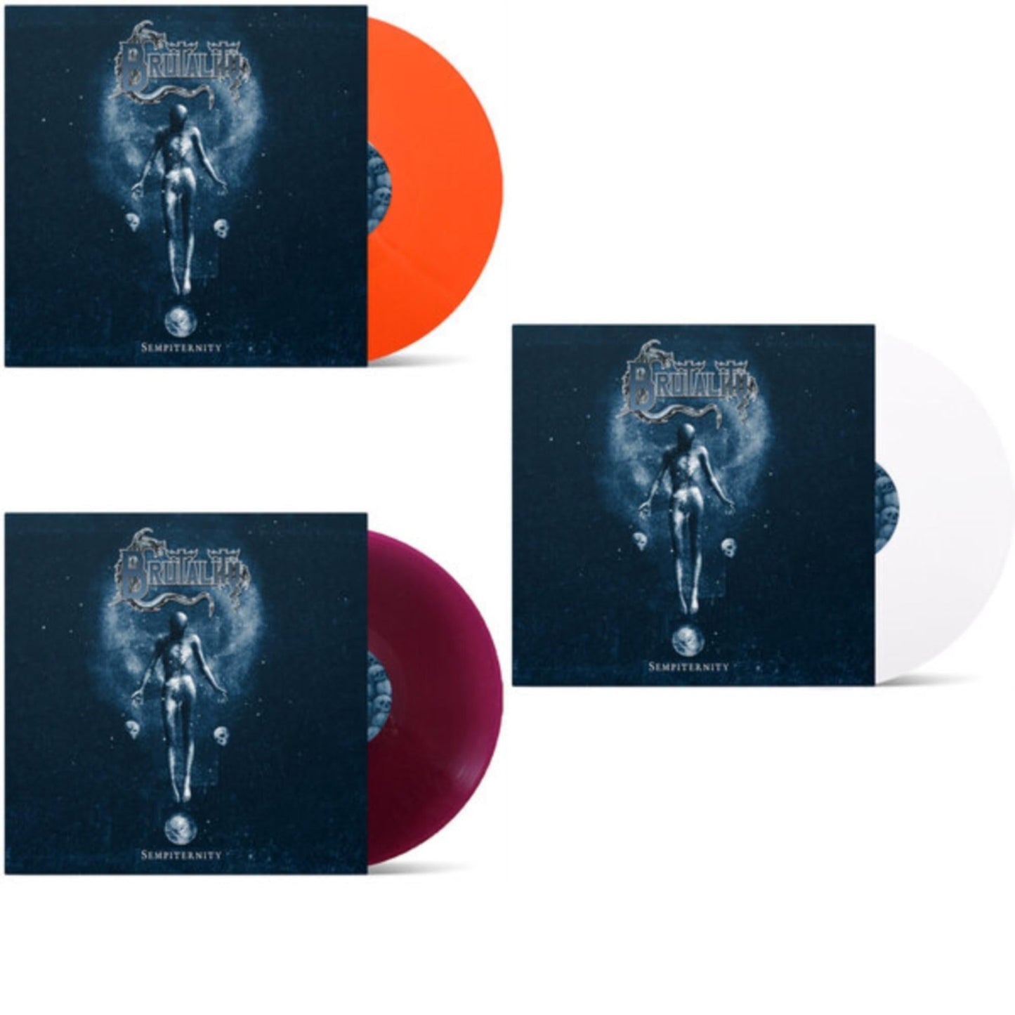 Brutality - Sempiternity (Transparent Orange LP Vinyl) & Sempiternity (Transparent Violet LP Vinyl) & Sempiternity (White LP Vinyl)