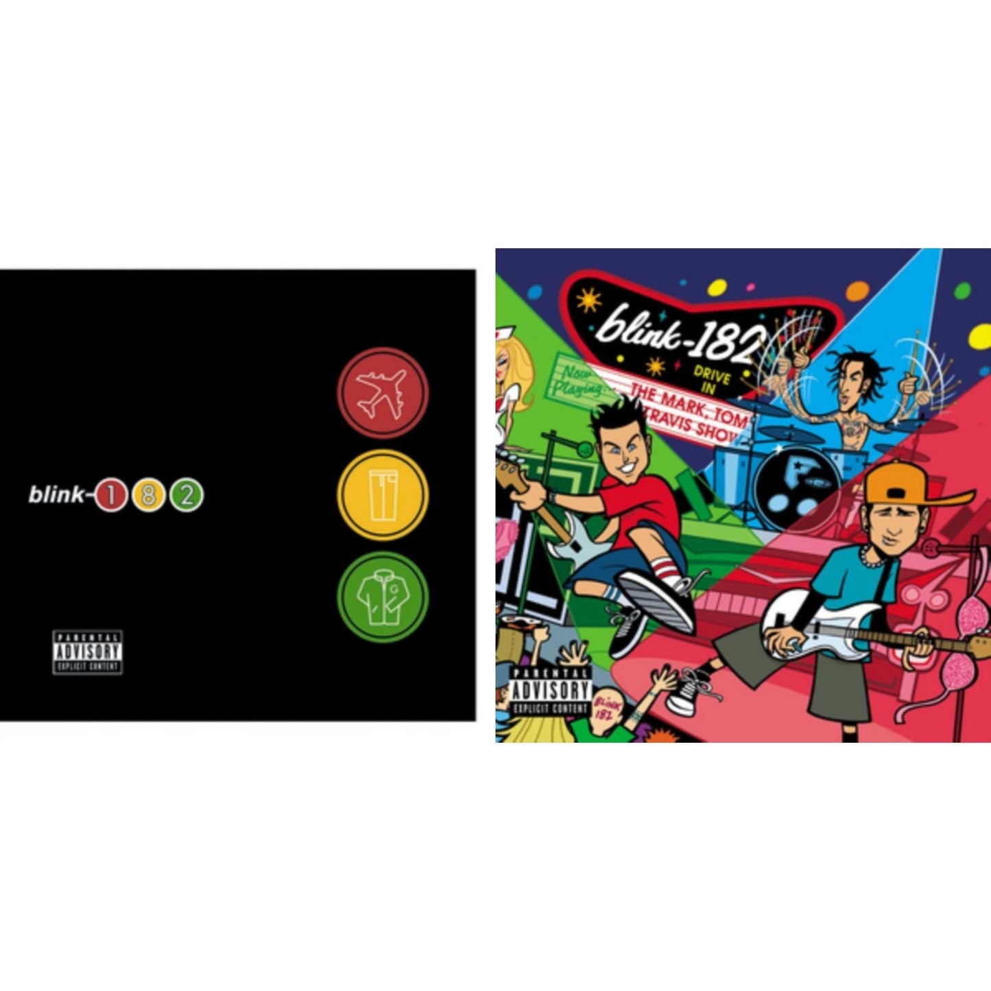 Blink-182 - Take Off Your Pants & Jacket & Mark Tom & Travis Show (Enema Strikes Back) - LP Vinyl Bundle