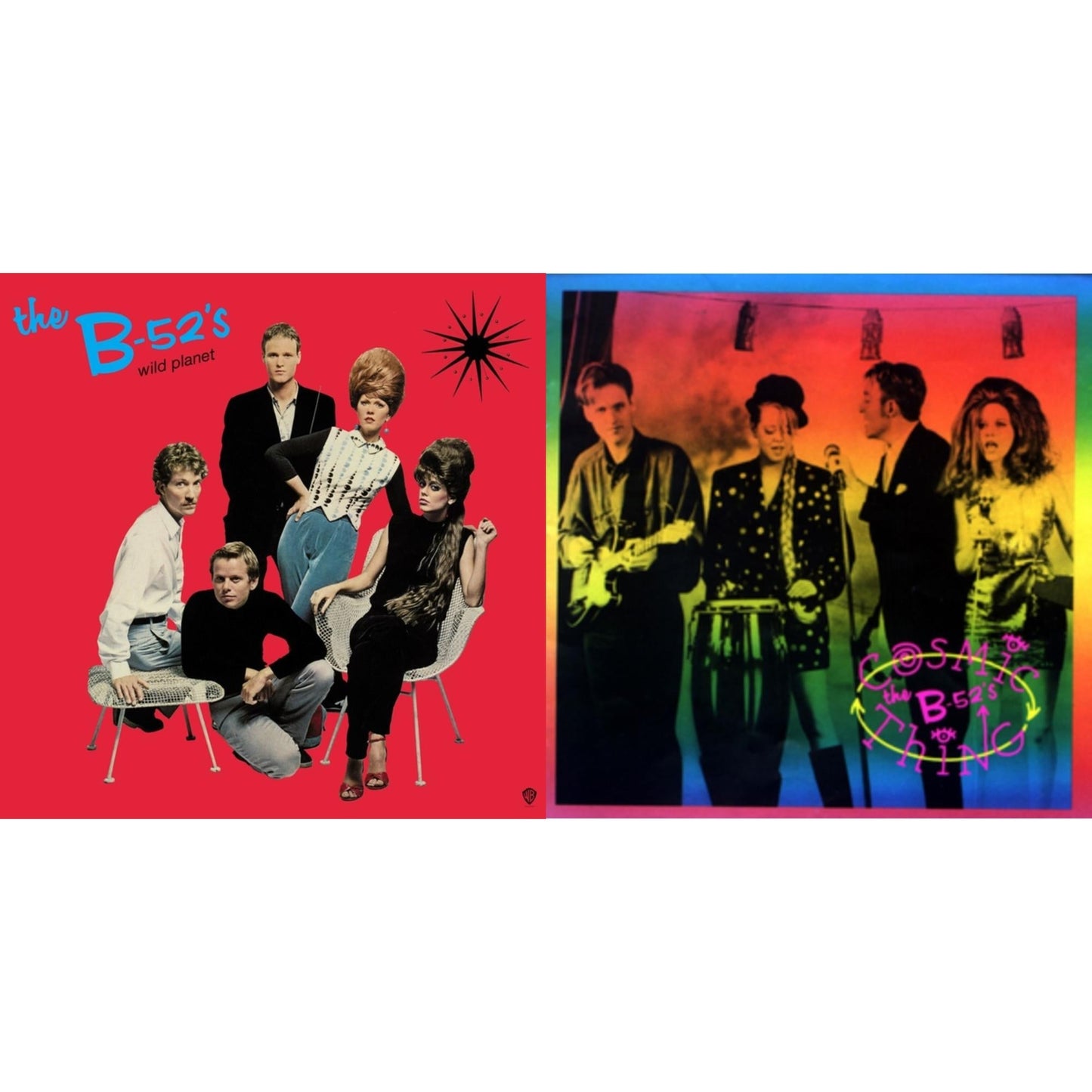 B-52'S - Cosmic Thing & Wild Planet - LP Vinyl Bundle