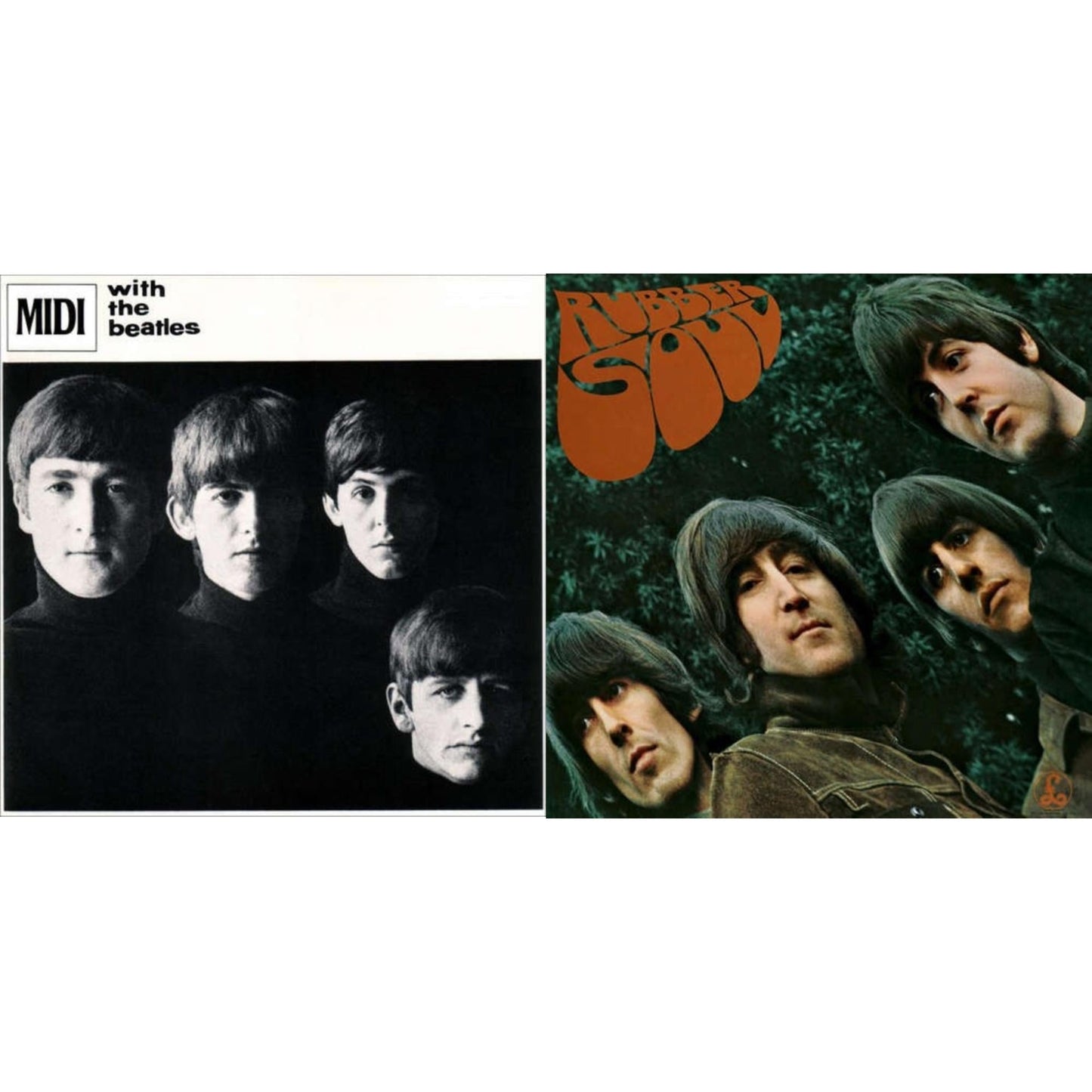 Beatles - With The Beatles & Rubber Soul - LP Vinyl Bundle