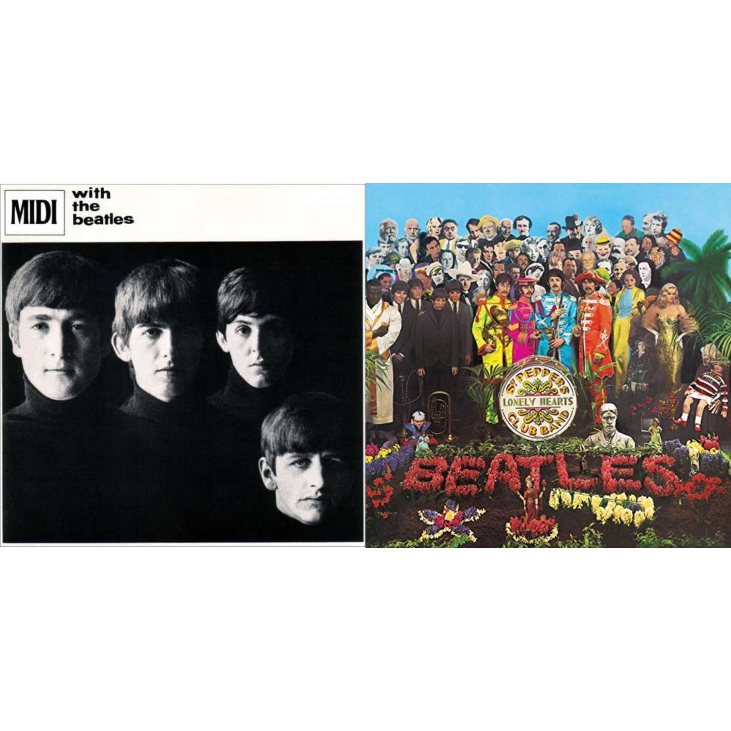 Beatles - With The Beatles & Sgt. Pepper's Lonely Hearts Club Band (2017 Stereo Mix/180G/Original Stencils) - LP Vinyl Bundle