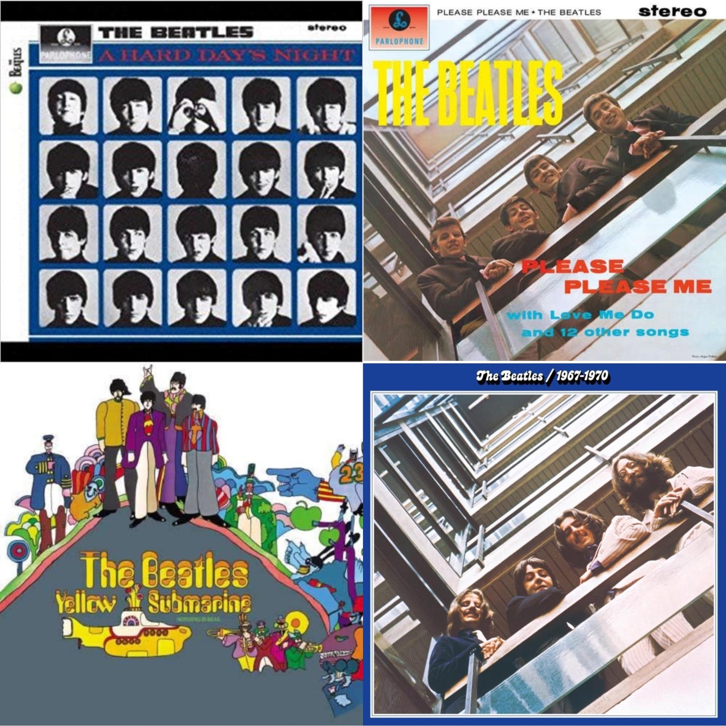 Beatles - Hard Day's Night & Please Please Me & Yellow Submarine & Beatles 1967-1970 (2023 Edition) (Half-Speed) (3LP)