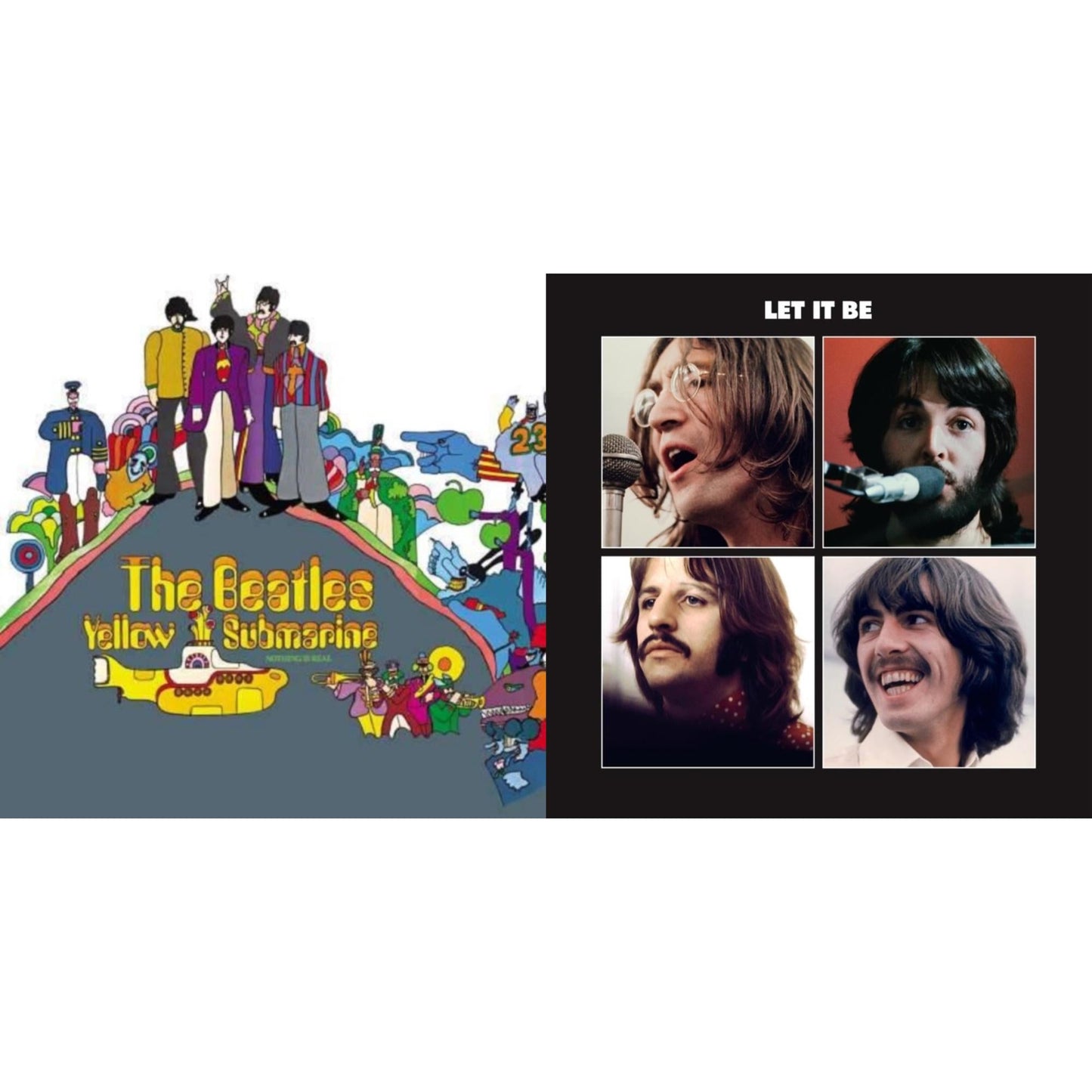 Beatles - Yellow Submarine & Let It Be Special Edition - LP Vinyl Bundle