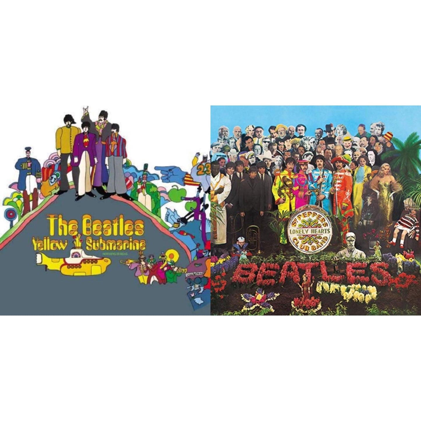 Beatles - Yellow Submarine & Sgt. Pepper's Lonely Hearts Club Band (2017 Stereo Mix/180G/Original Stencils) - LP Vinyl Bundle