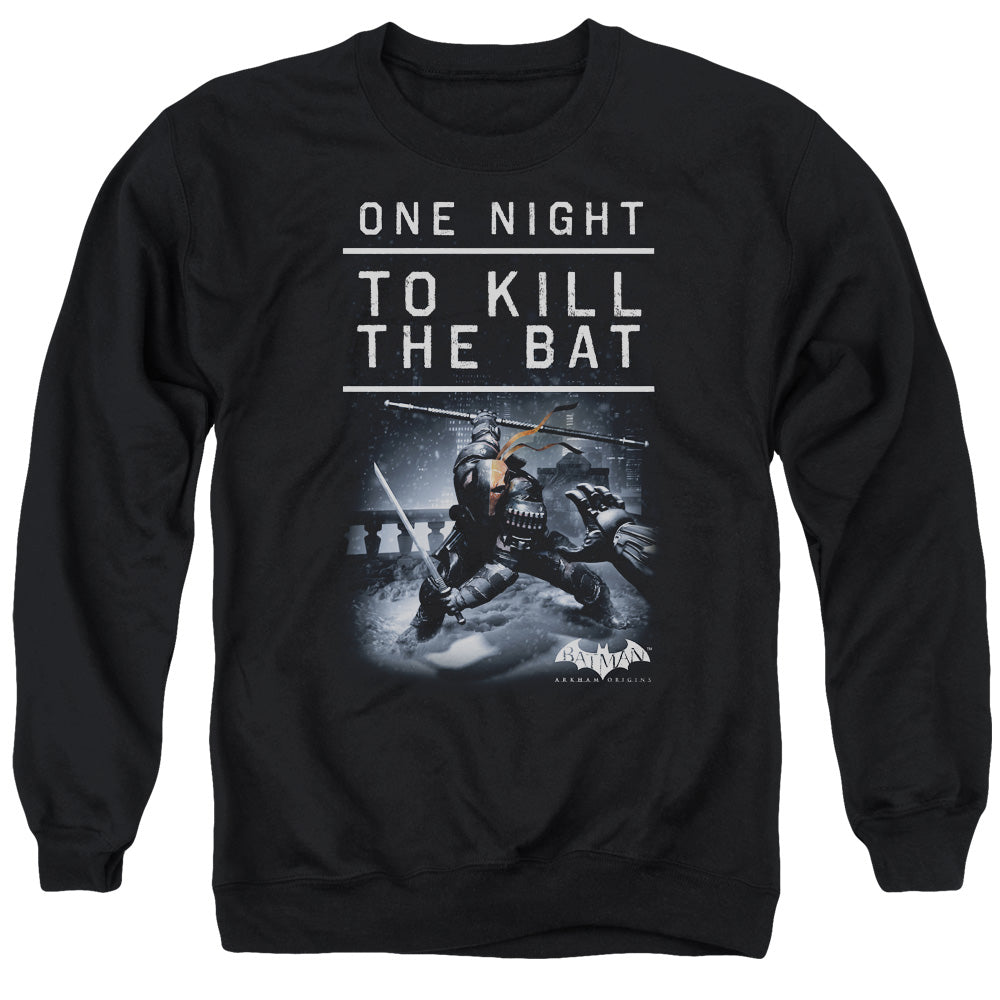Batman Arkham Origins One Night Mens Crewneck Sweatshirt Black