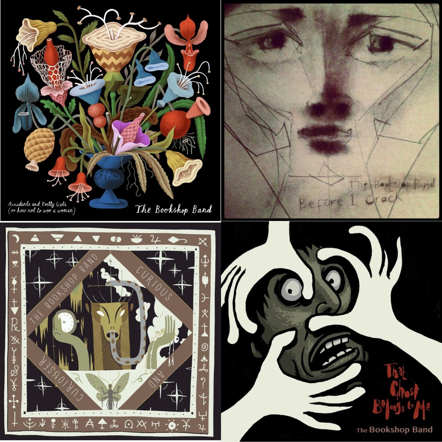 Bookshop Band - Accidents & Pretty Girls & Before I Crack & That Ghost Belongs To Me & Curious & Curiouser - CD Bundle
