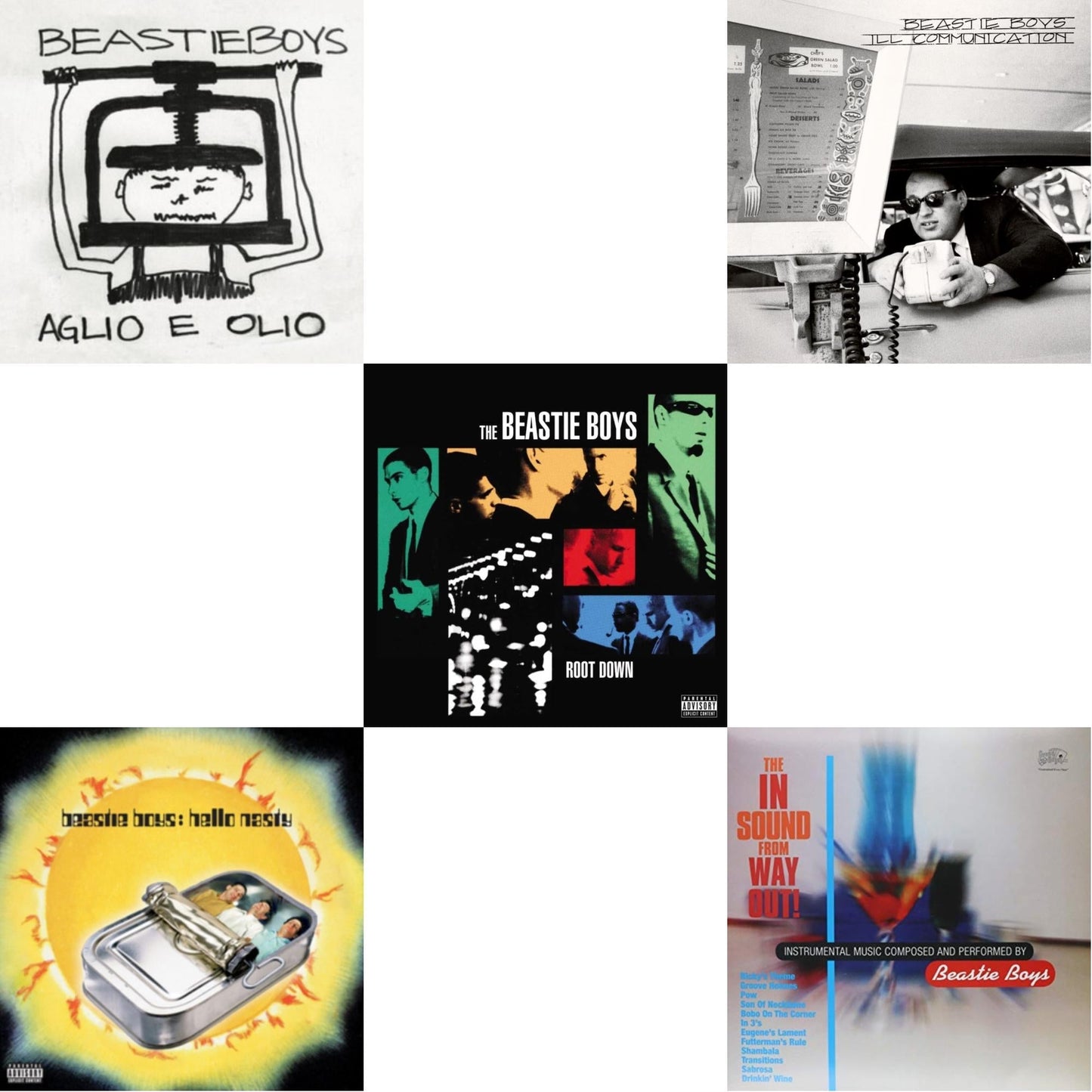 Beastie Boys - Hello Nasty & Aglio E Olio & Ill Communication (30Th Anniversary Deluxe Edition) (3LP) & In Sound From Way Out (180G) & Root Down Ep