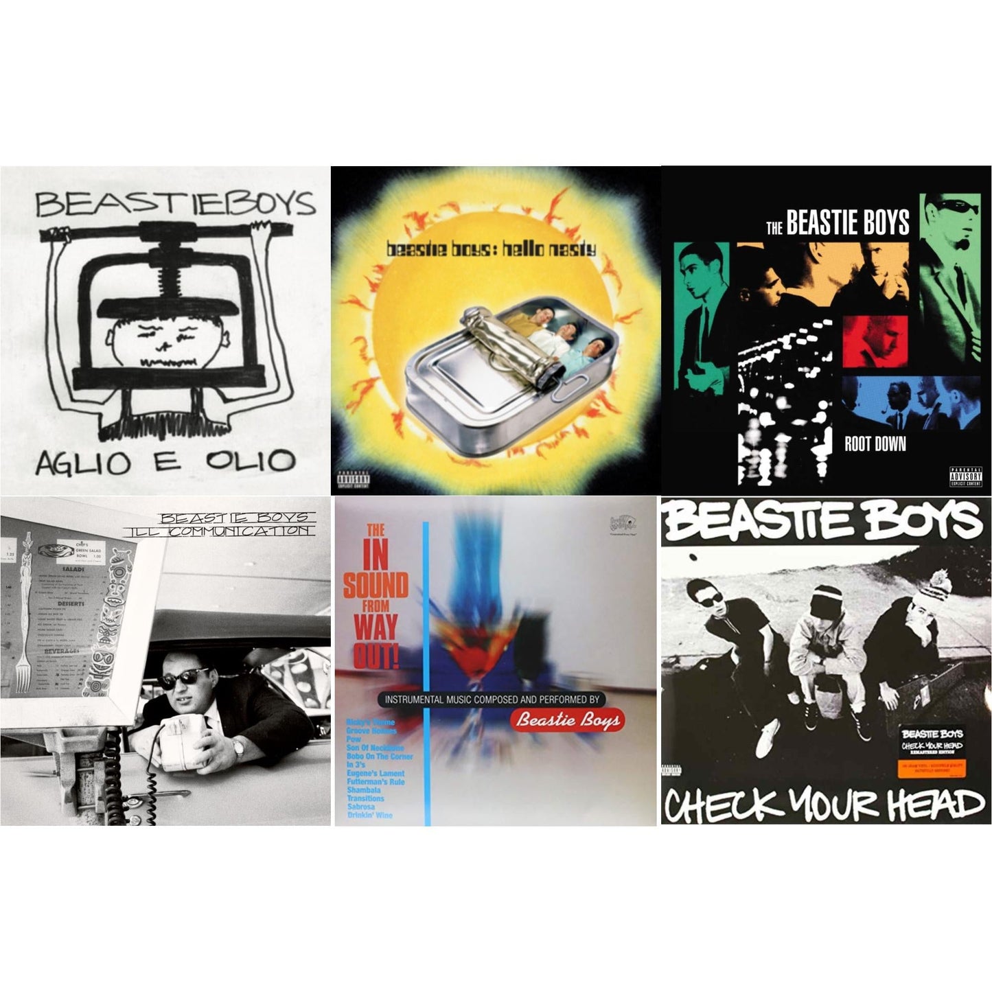 Beastie Boys - Check Your Head & Hello Nasty & Aglio E Olio & Ill Communication (30Th Anniversary Deluxe Edition) (3LP) & In Sound From Way Out (180G) & Root Down Ep