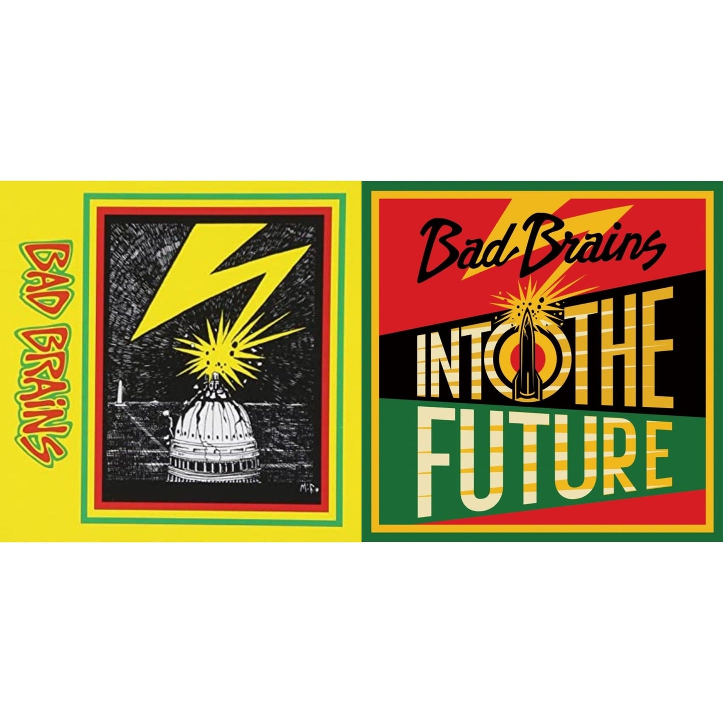 Bad Brains - Into The Future (Green, Yellow, Red Splatter LP Vinyl) & Bad Brains