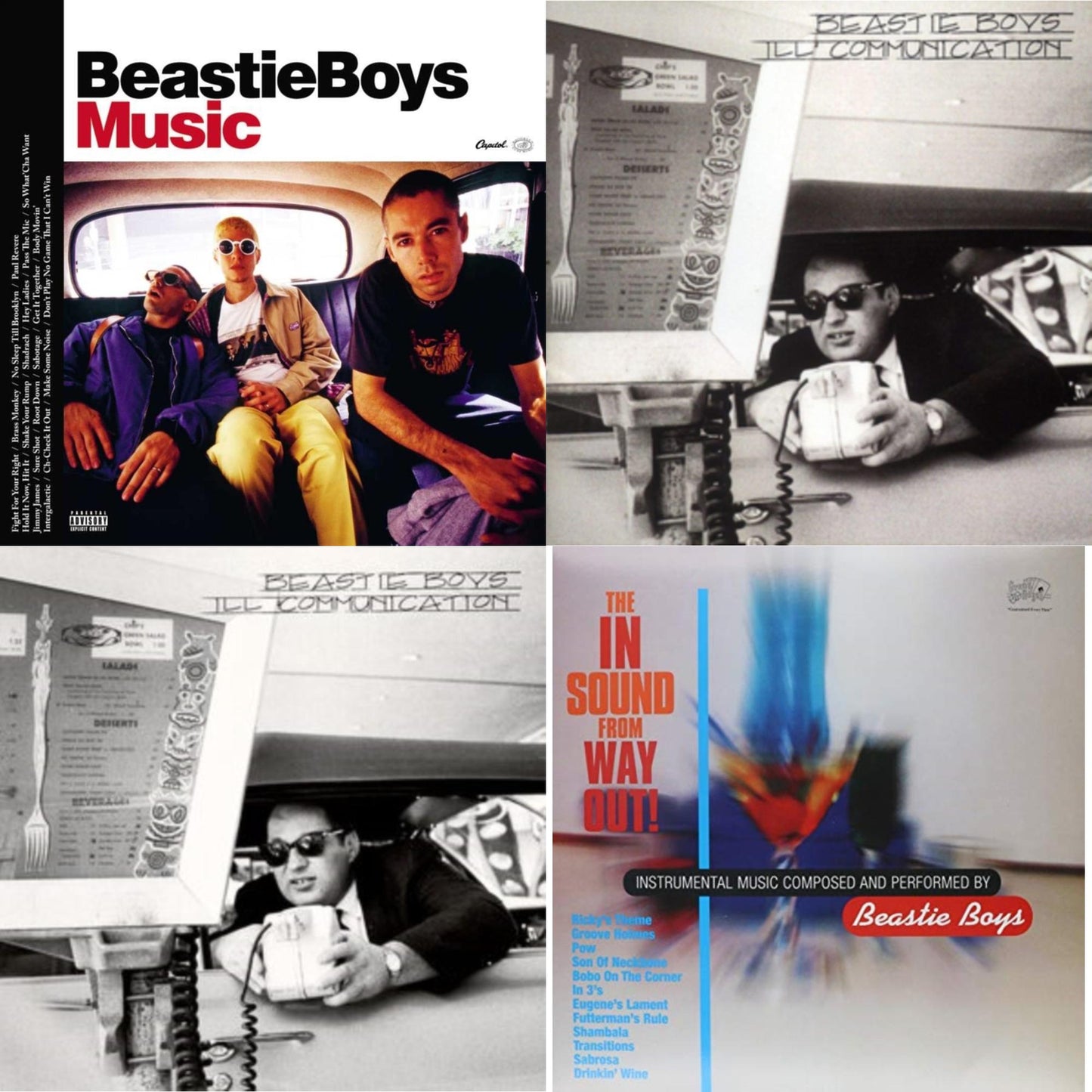 Beastie Boys - Ill Communication & Ill Communication (30Th Anniversary Deluxe Edition) (3LP) & Beastie Boys Music (2LP) & In Sound From Way Out (180G)