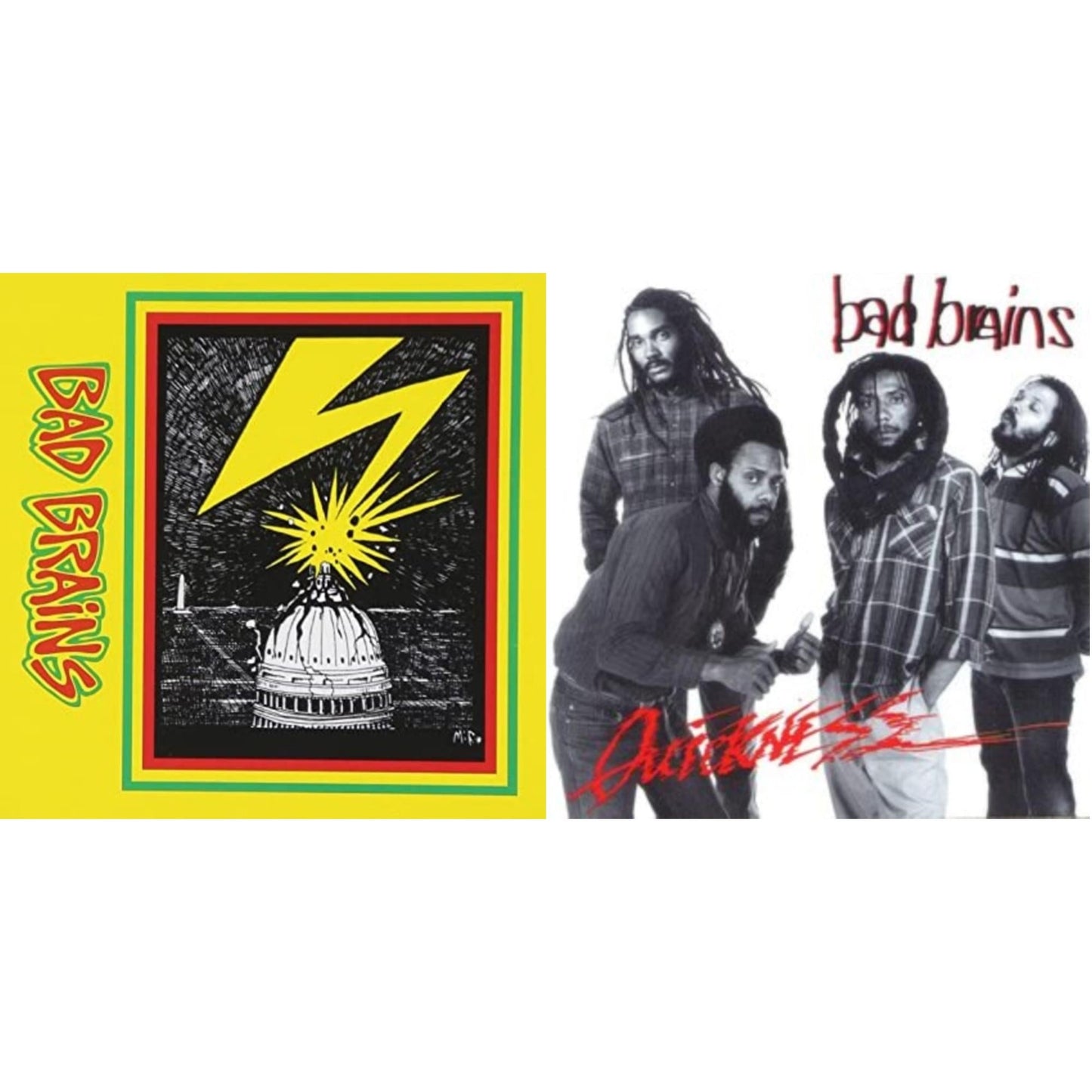 Bad Brains - Bad Brains & Quickness - LP Vinyl Bundle